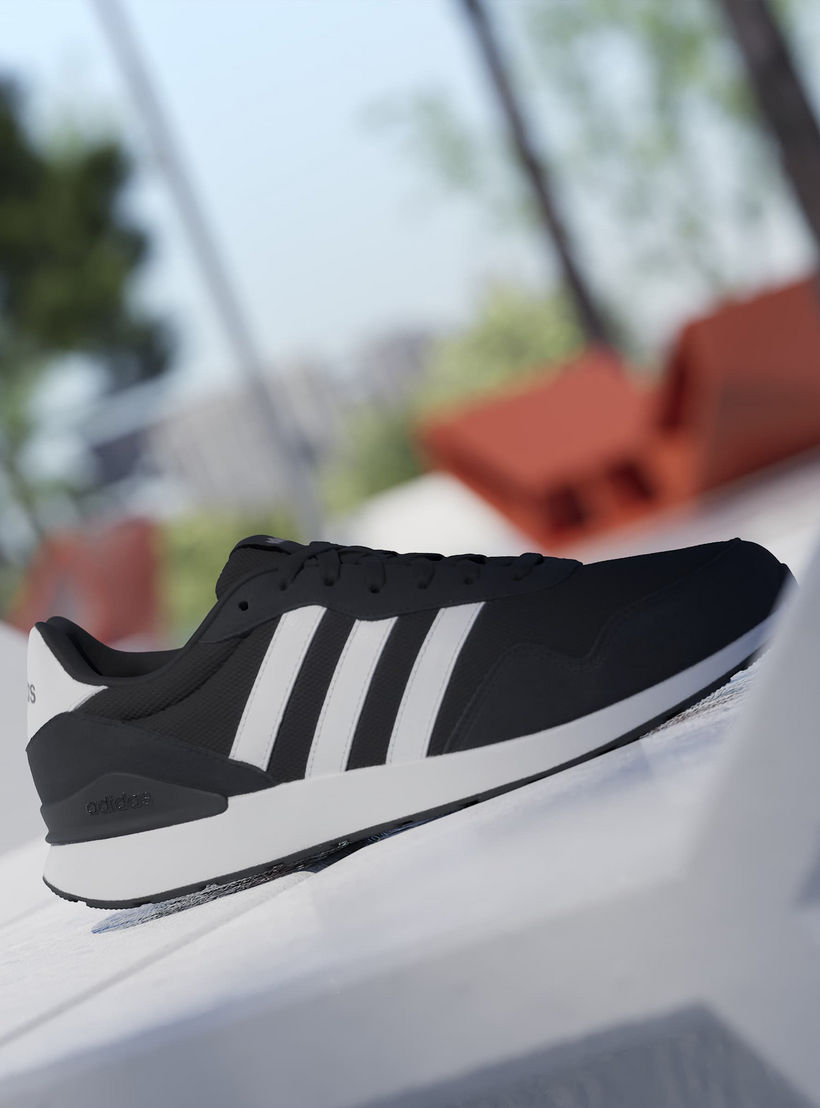 Adidas Men Run 60s 4.0 Textured Lace-Up Sports Shoes-sports-men-shoes-image-8