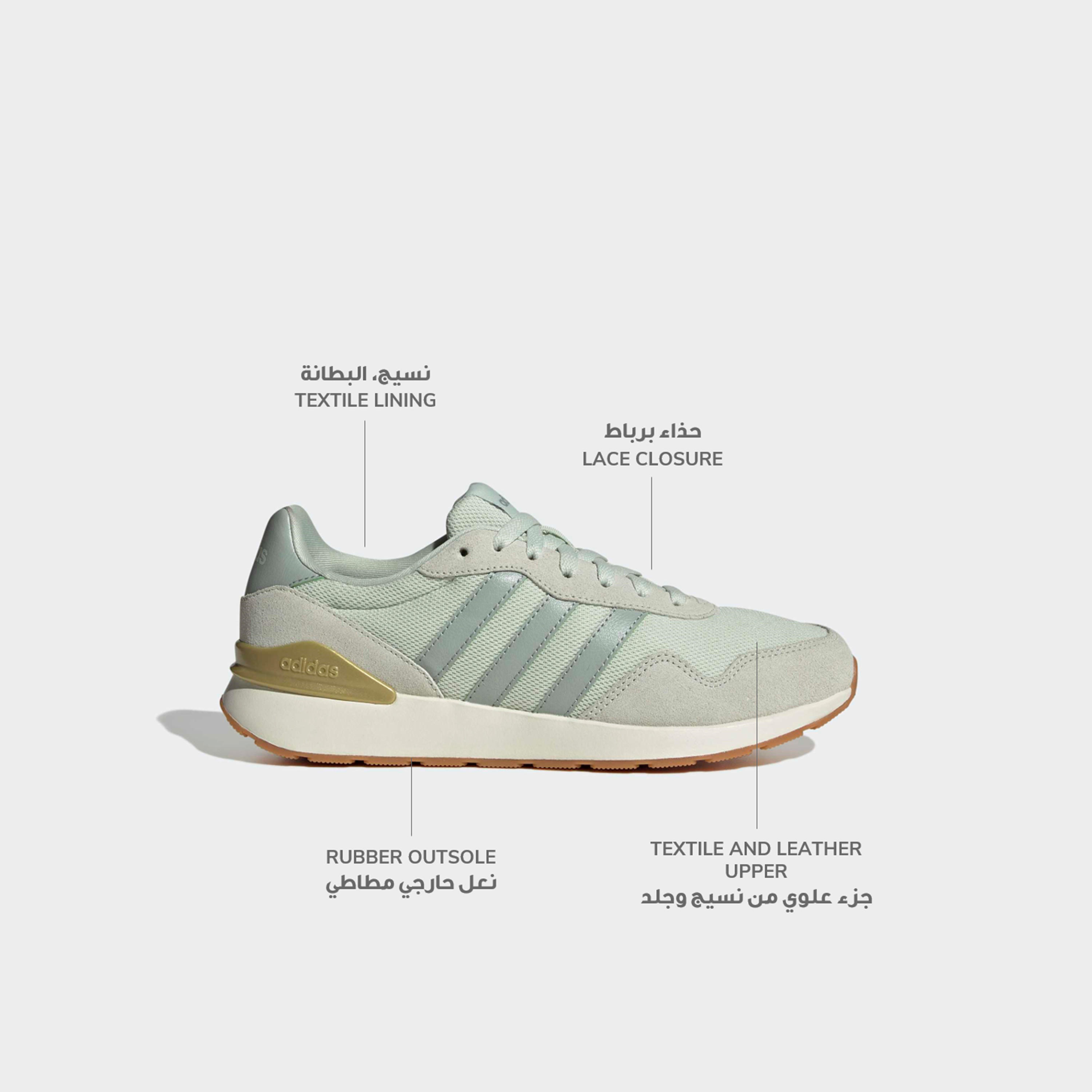 Adidas Women Run 60s 4.0 Lace-Up Ankle Sneakers-sports-women-shoes-image-2