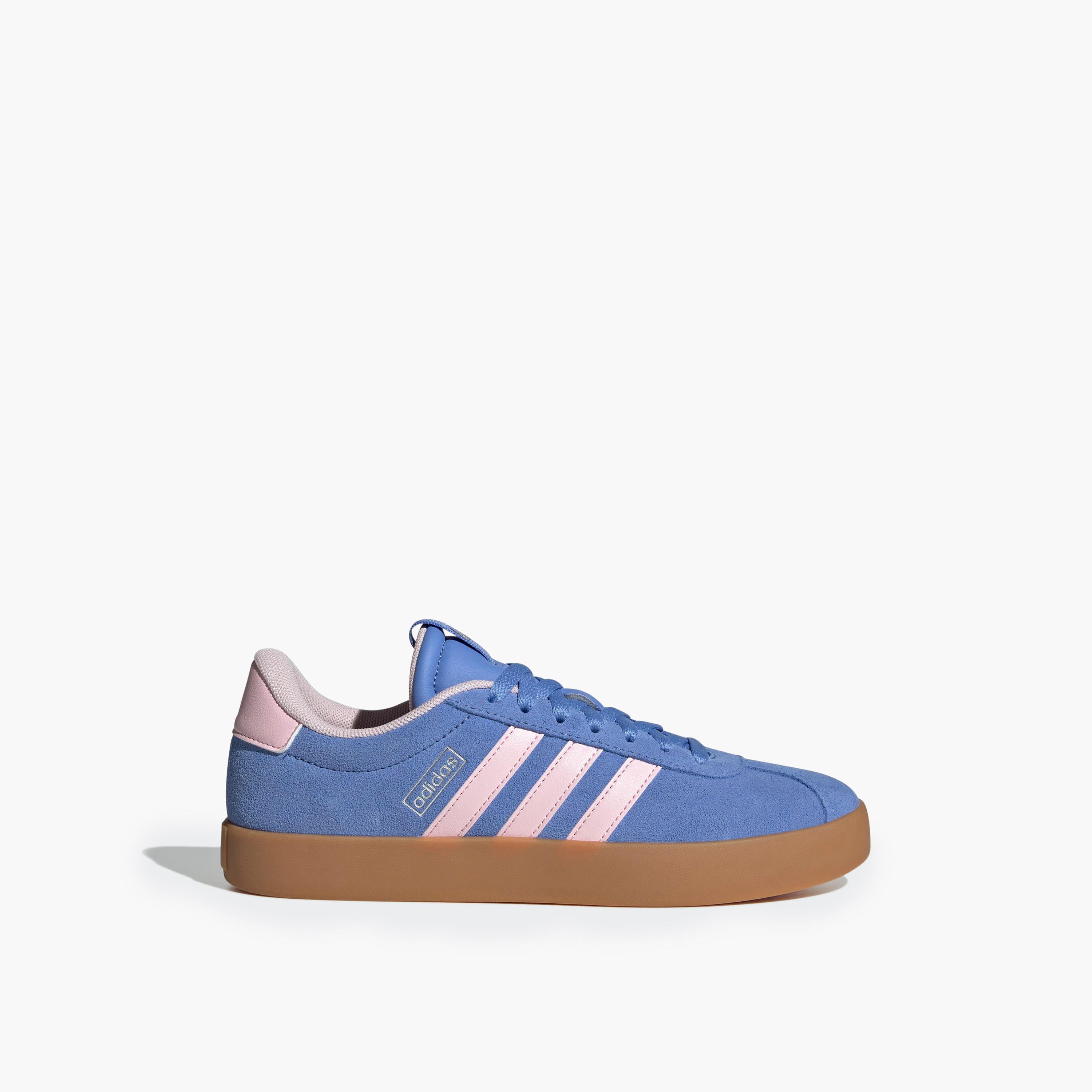 Adidas Women VL COURT 3.0 Panelled Lace-Up Sneakers-women-shoes-sneakers-image-2