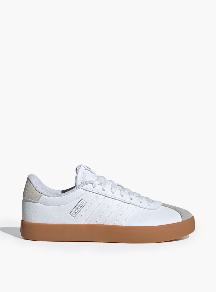 Adidas Women VL COURT 3.0 Panelled Lace-Up Sneakers-women-shoes-sneakers-image-2