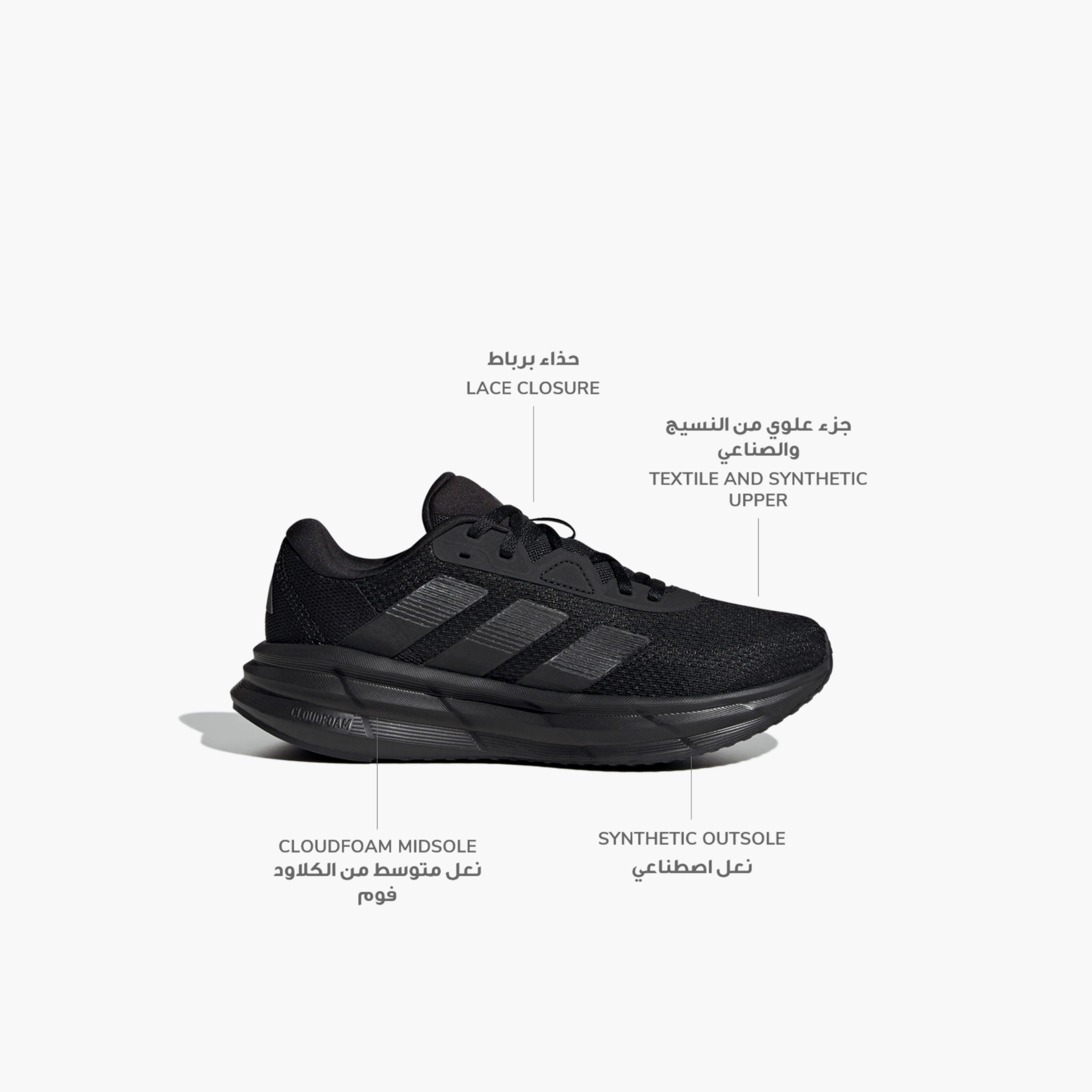 Adidas Women Galaxy 7 Extra Wide Lace-Up Sports Shoes-sports-women-shoes-image-2
