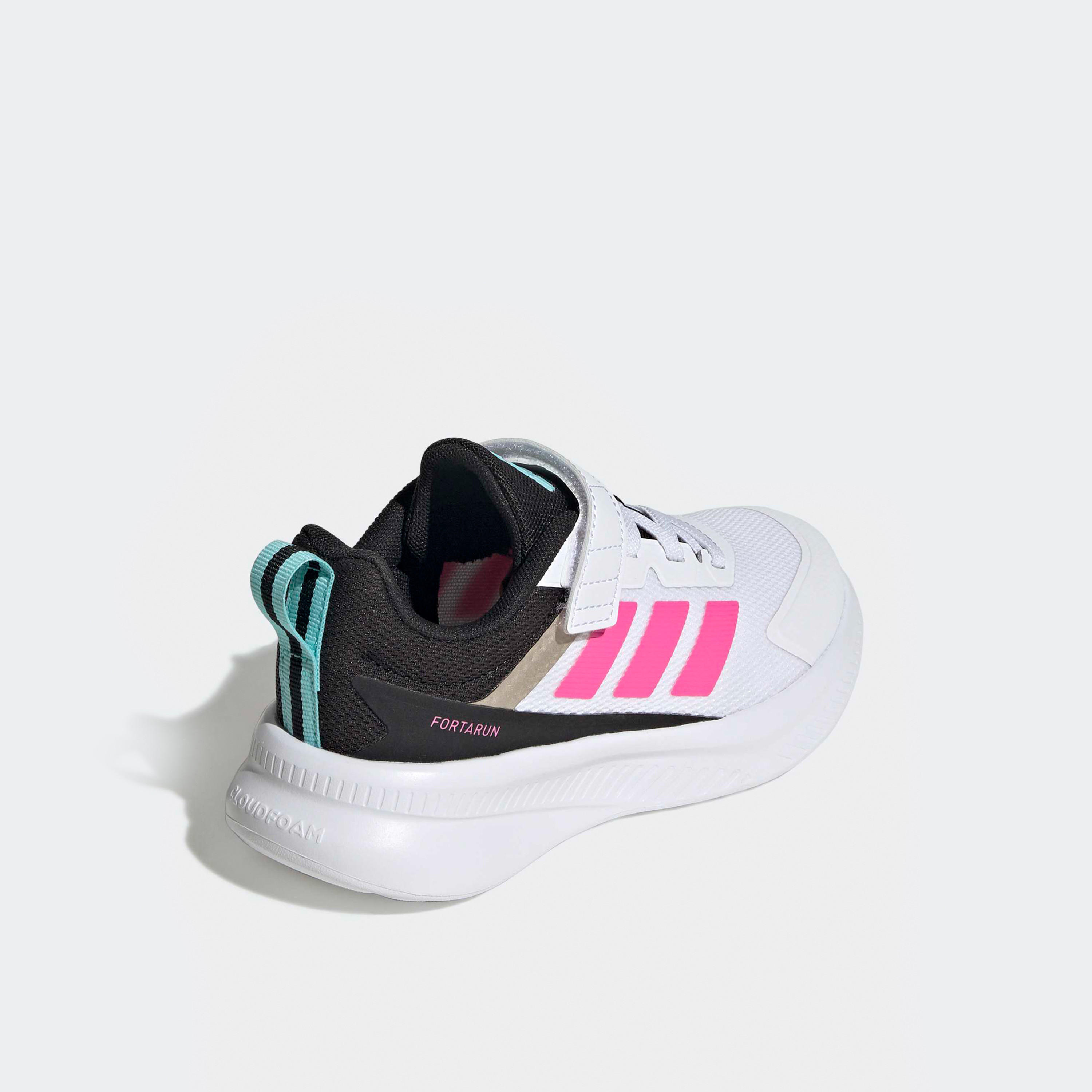 Adidas Girls Fortarun 4.0 EL Hook & Loop Sneakers-girls-shoes-sneakers-image-5