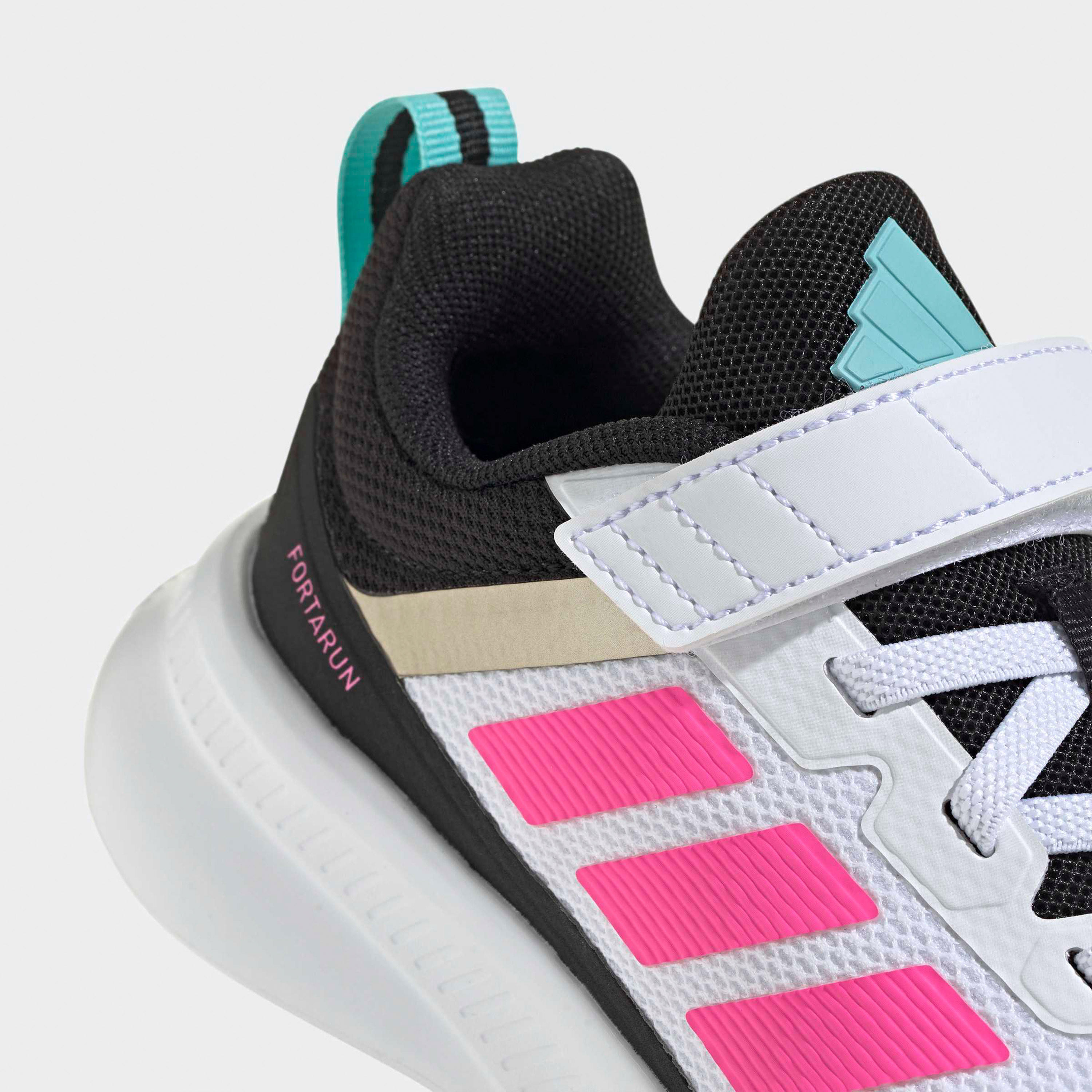 Adidas Girls Fortarun 4.0 EL Hook & Loop Sneakers-girls-shoes-sneakers-image-8