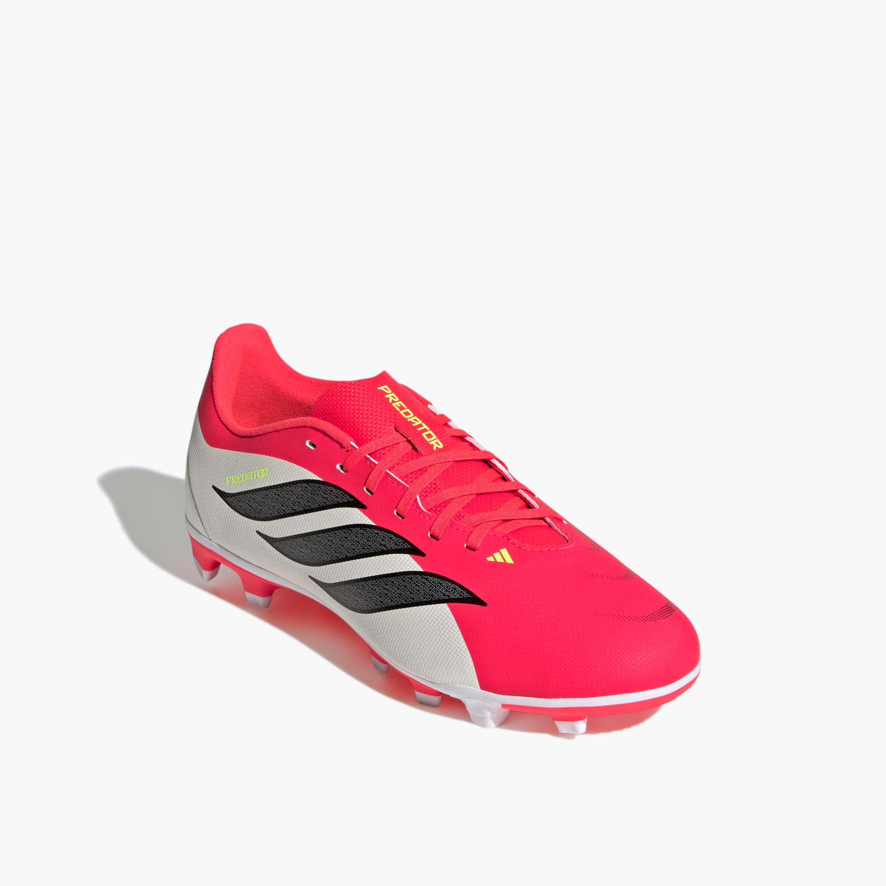 adidas Boys Predator Club FG/MG Lace-Up Football Firm Ground Boots-sports-gear-football-shoes-firmground-image-1