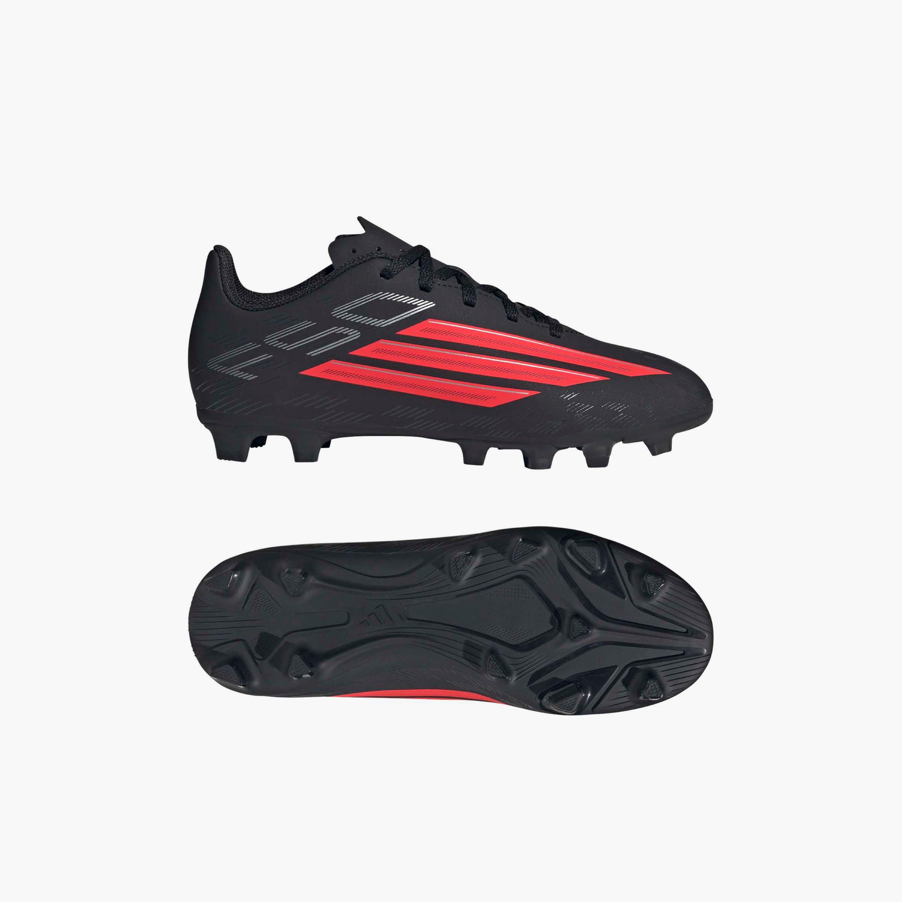 Adidas Boys F50 Club FG/MG Lace-Up Football Firm Ground Shoes-sports-gear-football-shoes-firmground-image-8