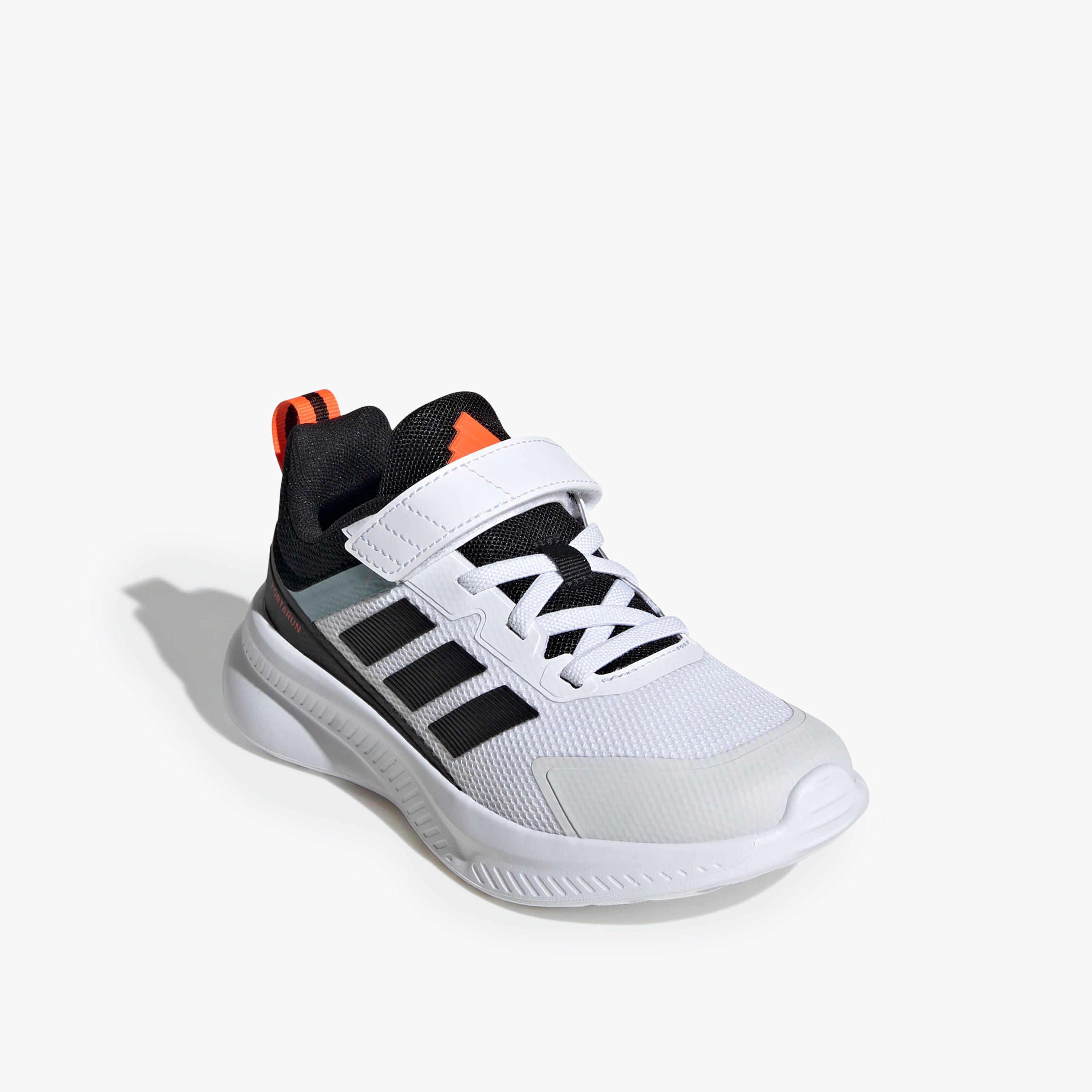 Adidas Boys FortaRun 4.0 EL C Panelled Hook and Loop Running Shoes-boys-shoes-sports-image-1