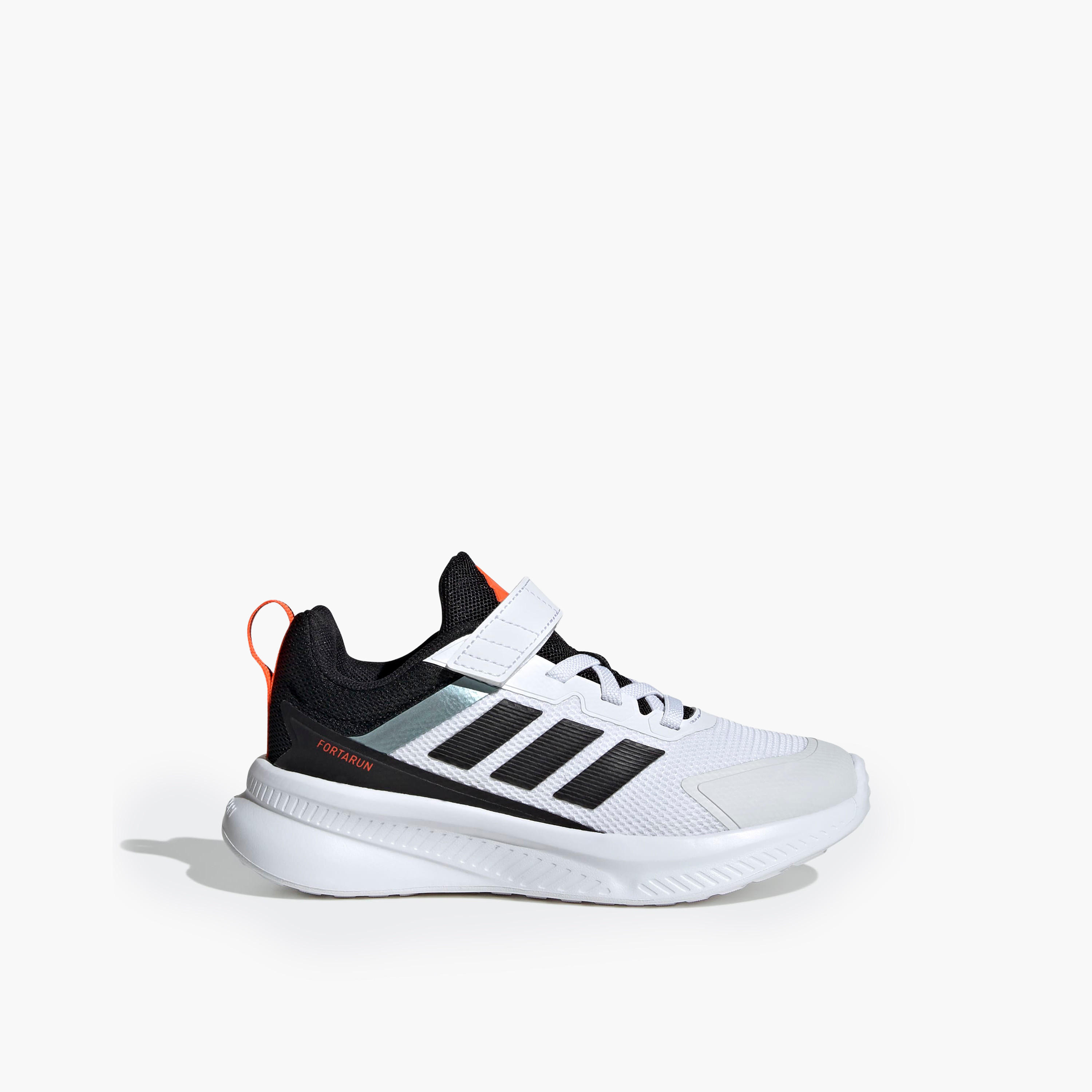 Adidas Boys FortaRun 4.0 EL C Panelled Hook and Loop Running Shoes-boys-shoes-sports-image-2