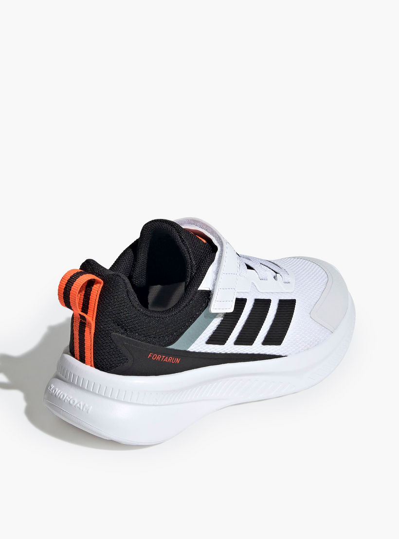 Adidas Boys FortaRun 4.0 EL C Panelled Hook and Loop Running Shoes-boys-shoes-sports-image-6