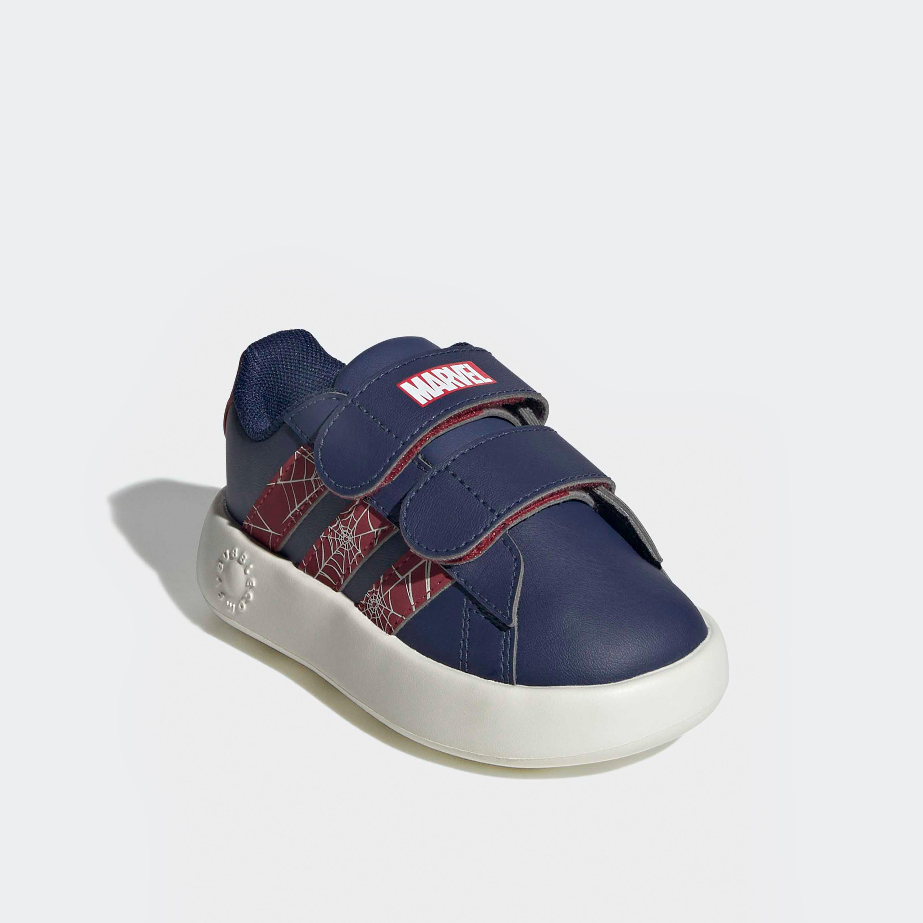 Adidas Grand Court Spider-Man CF Sneakers with Hook & Loop Closure-sports-boys-shoes-image-1