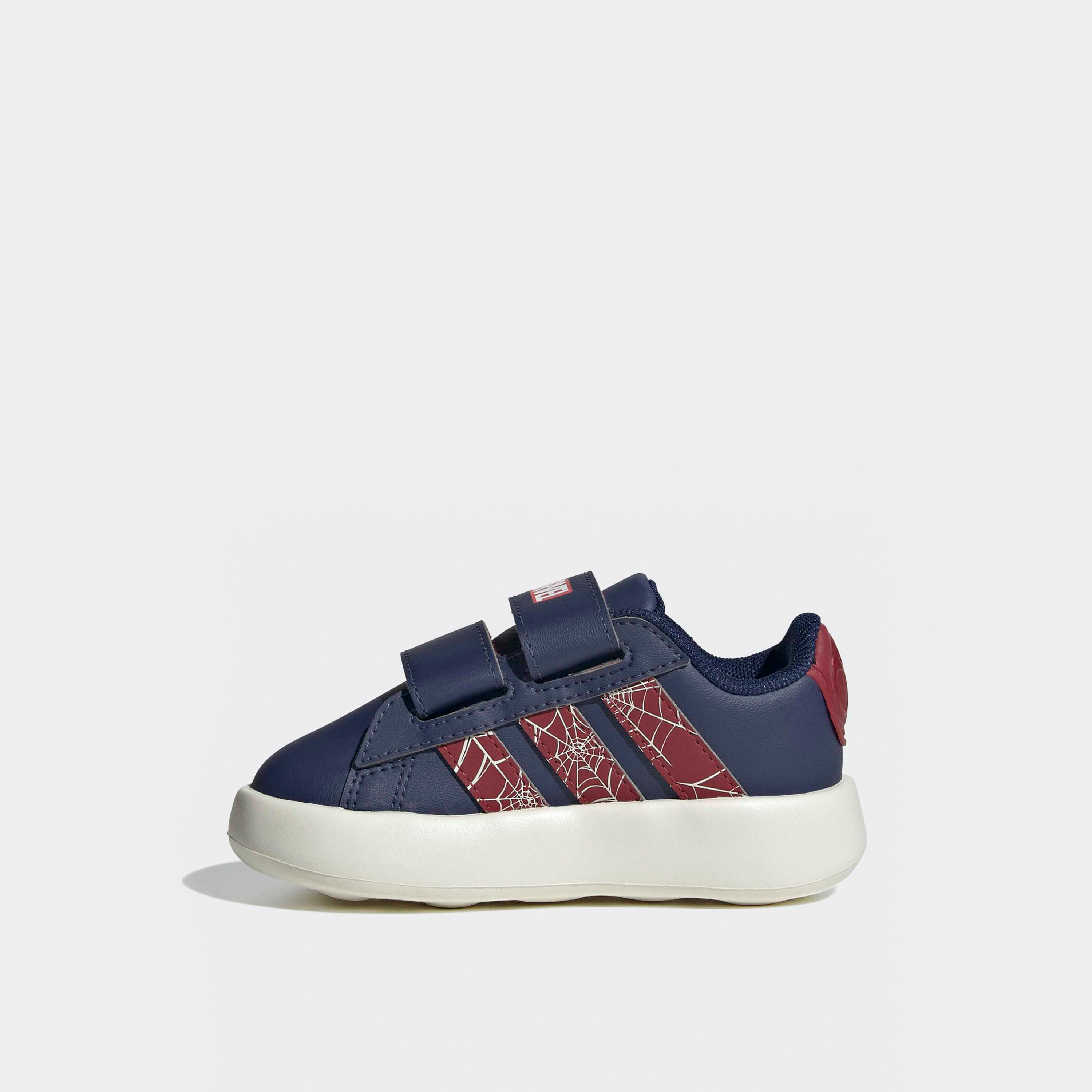 Adidas Grand Court Spider-Man CF Sneakers with Hook & Loop Closure-sports-boys-shoes-image-3