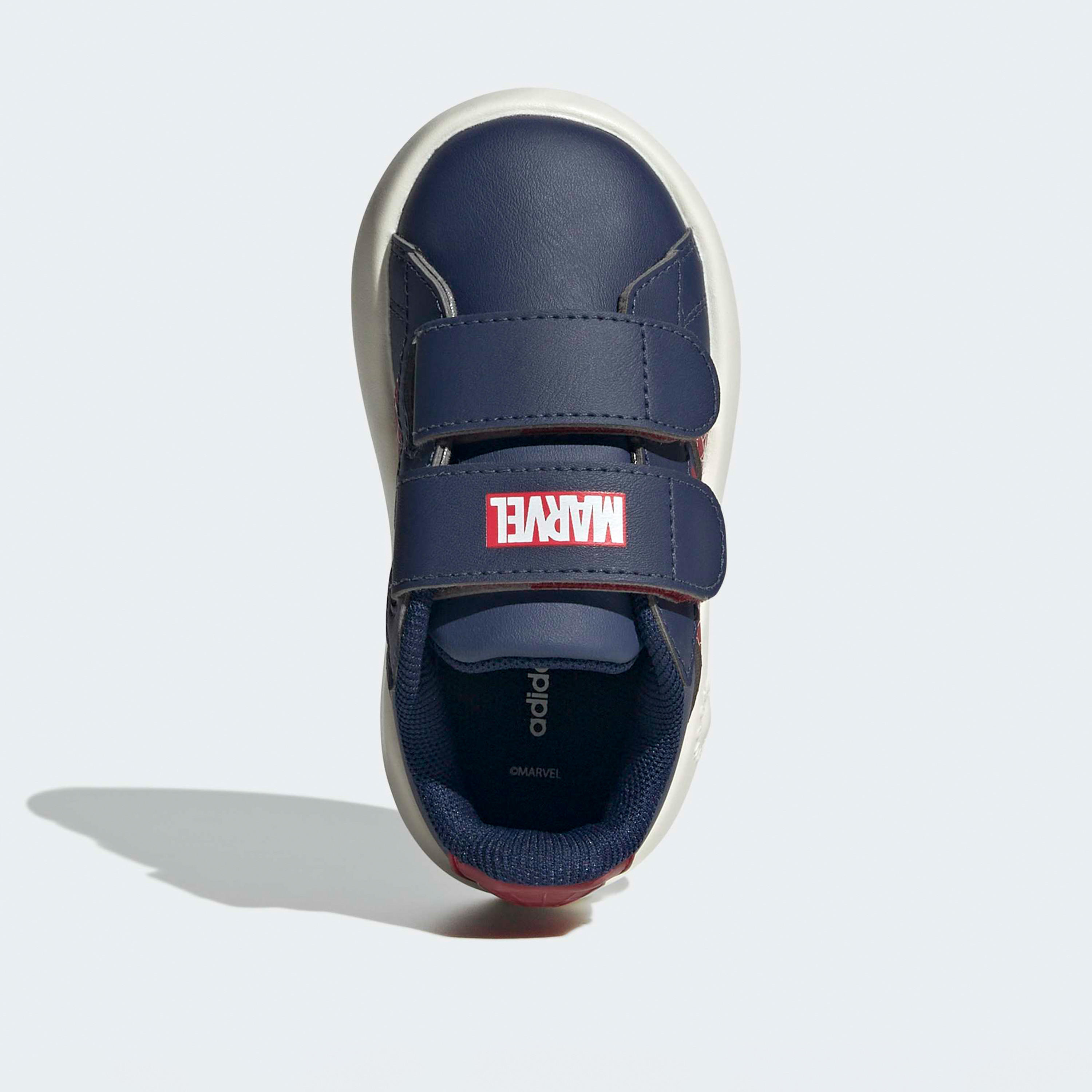 Adidas Grand Court Spider-Man CF Sneakers with Hook & Loop Closure-sports-boys-shoes-image-4