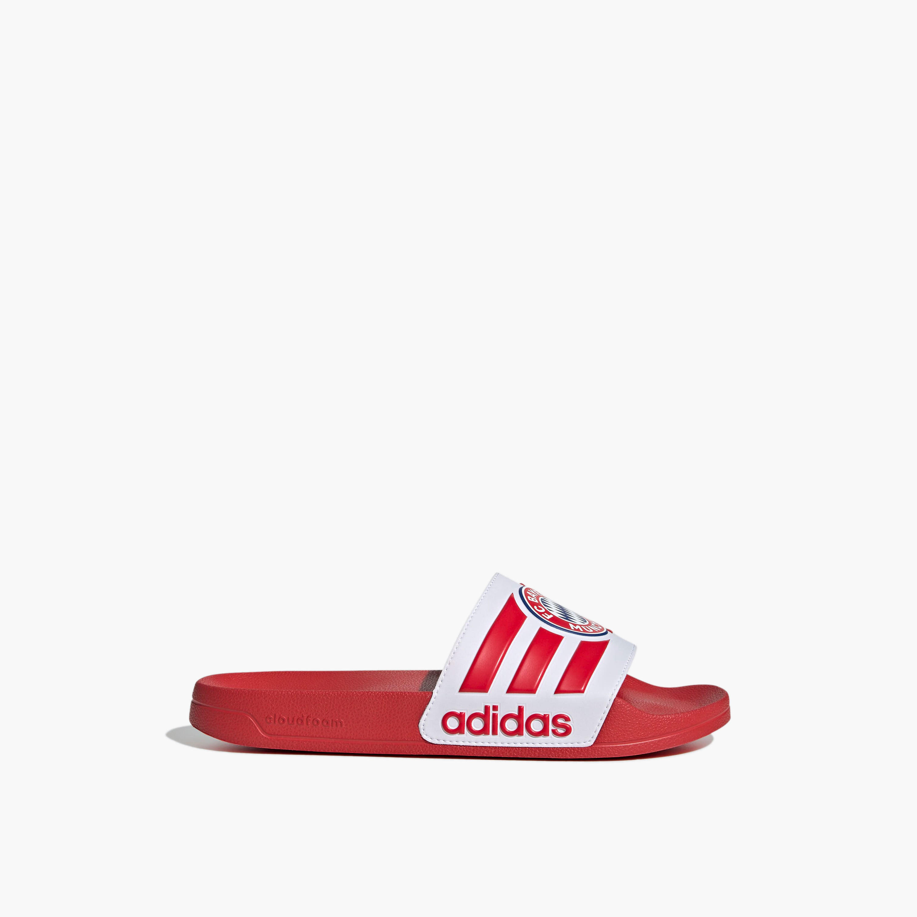 Adidas Men Adilette Shower Bayern Munich Logo Print Slides-men-shoes-flipflopsandslides-image-2