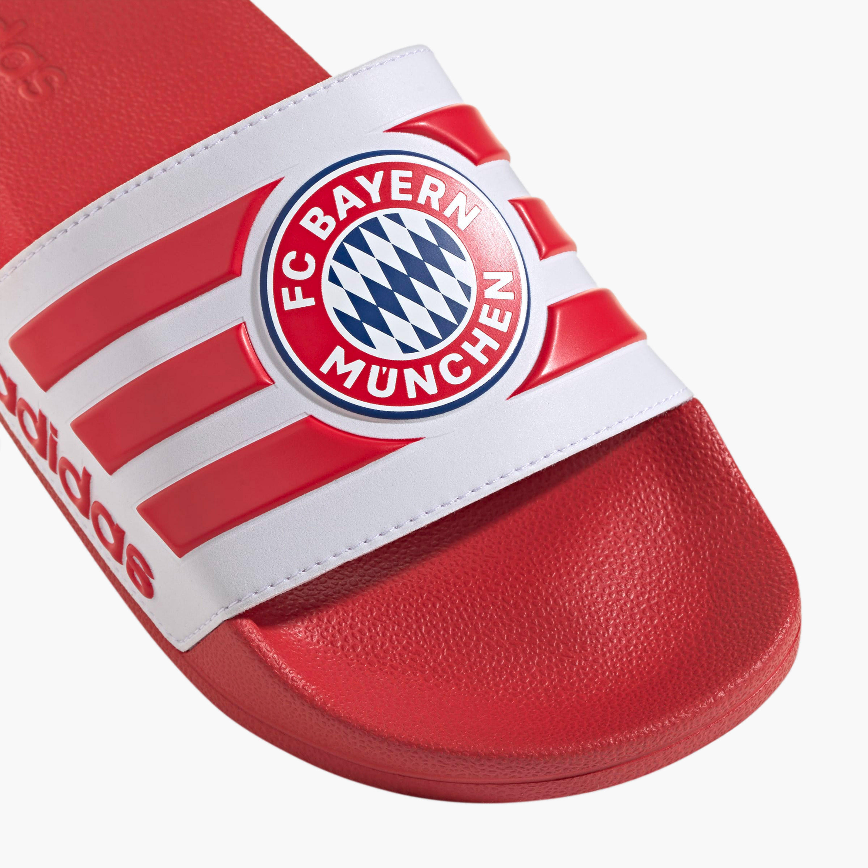 Adidas Men Adilette Shower Bayern Munich Logo Print Slides-men-shoes-flipflopsandslides-image-8