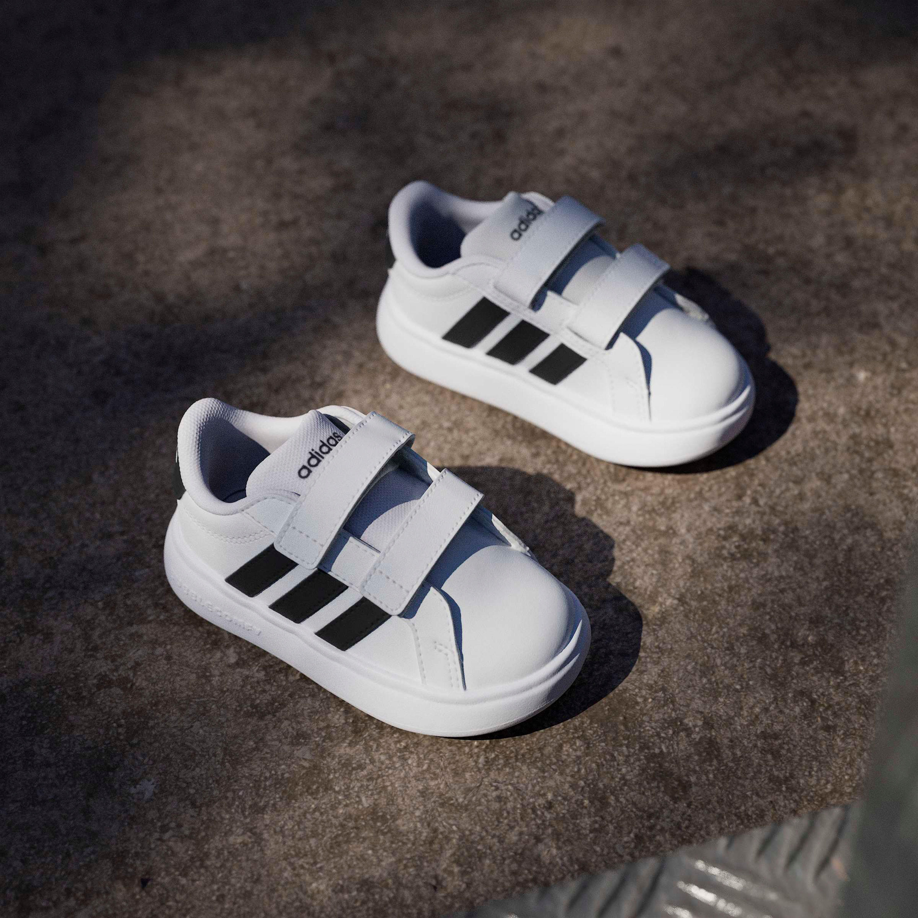 Adidas Boys Grand Court 3.0 Hook & Loop Ankle Sneakers-baby-boys-shoes-closedshoes-image-12