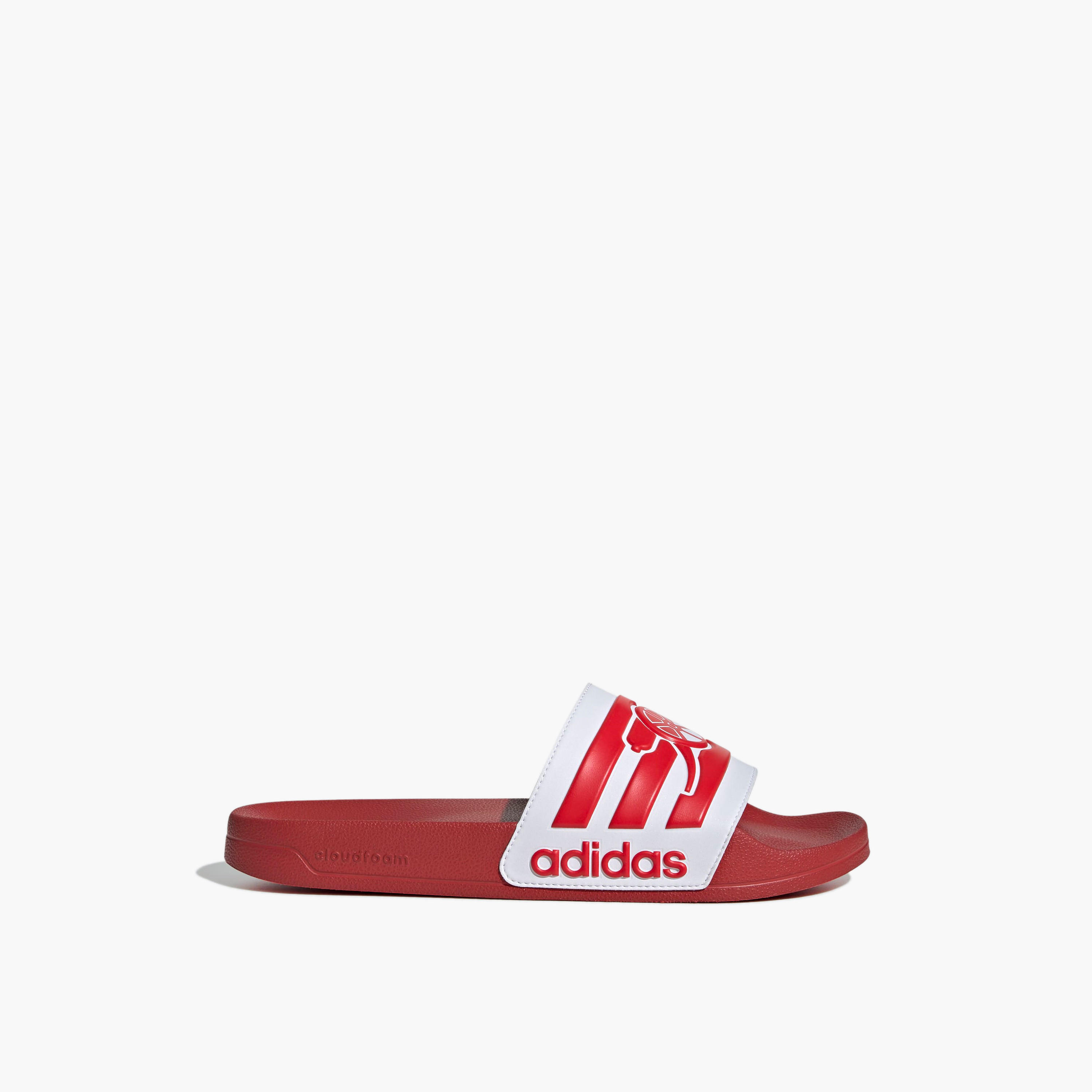 شبشب أديليت شاور بطبعات شعار أرسنال للرجال من أديداس-men-shoes-flipflopsandslides-image-2