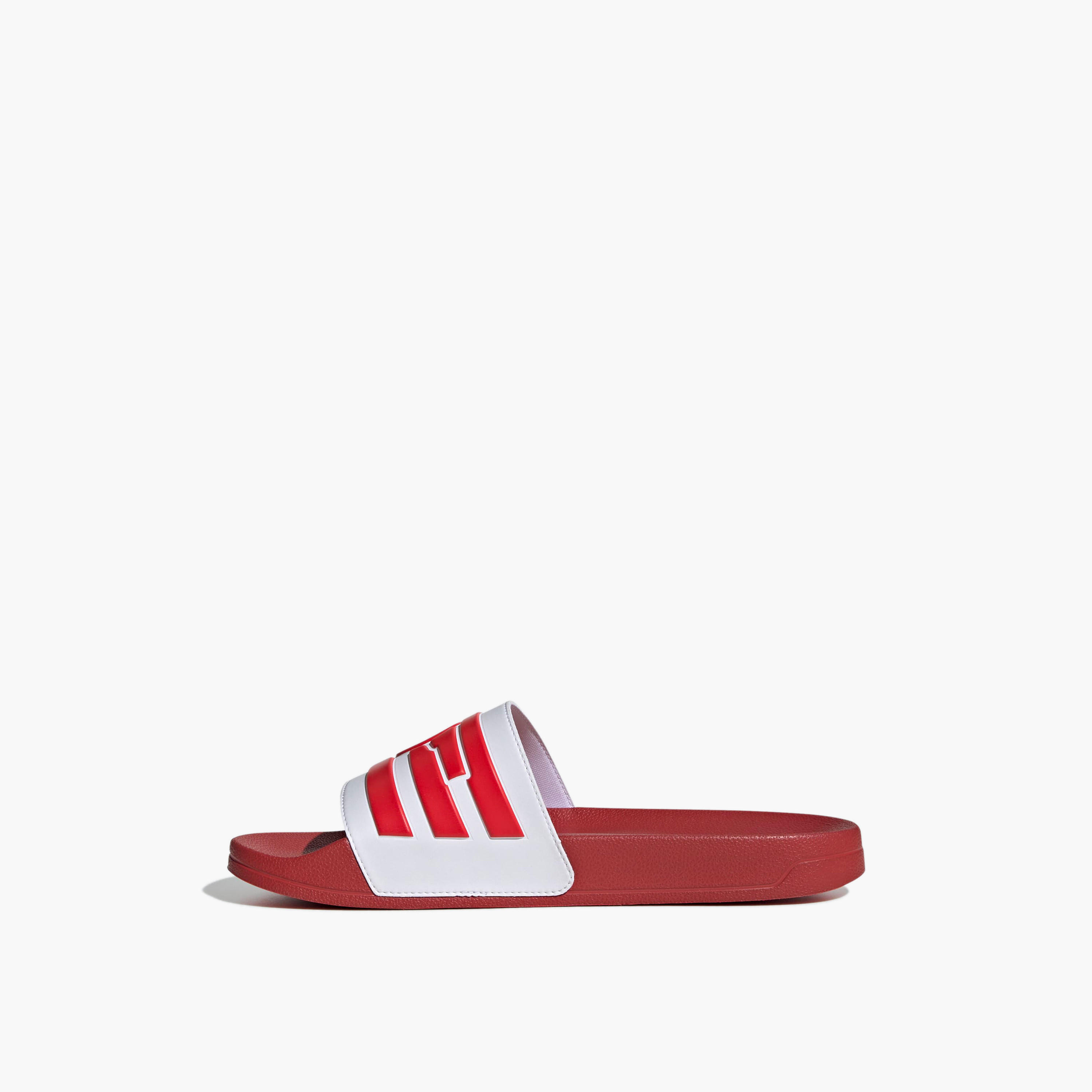 شبشب أديليت شاور بطبعات شعار أرسنال للرجال من أديداس-men-shoes-flipflopsandslides-image-3