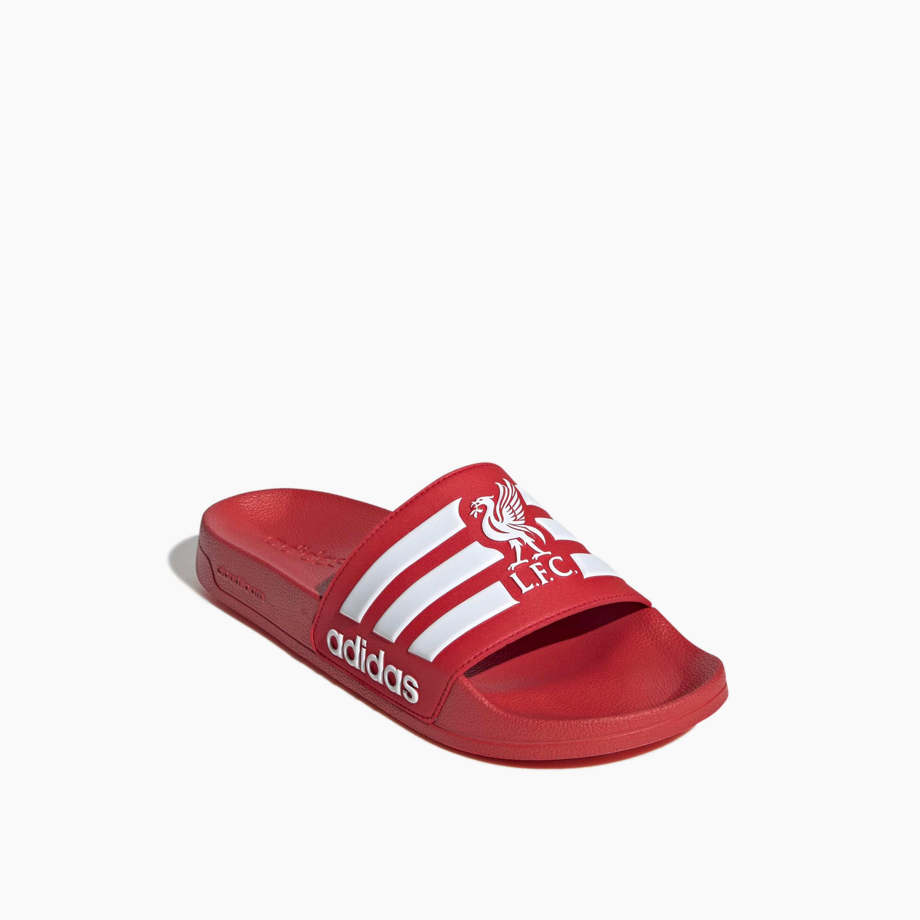 شبشب بطبعات شعار ليفربول أديليت شاور للرجال من أديداس-men-shoes-flipflopsandslides-image-1