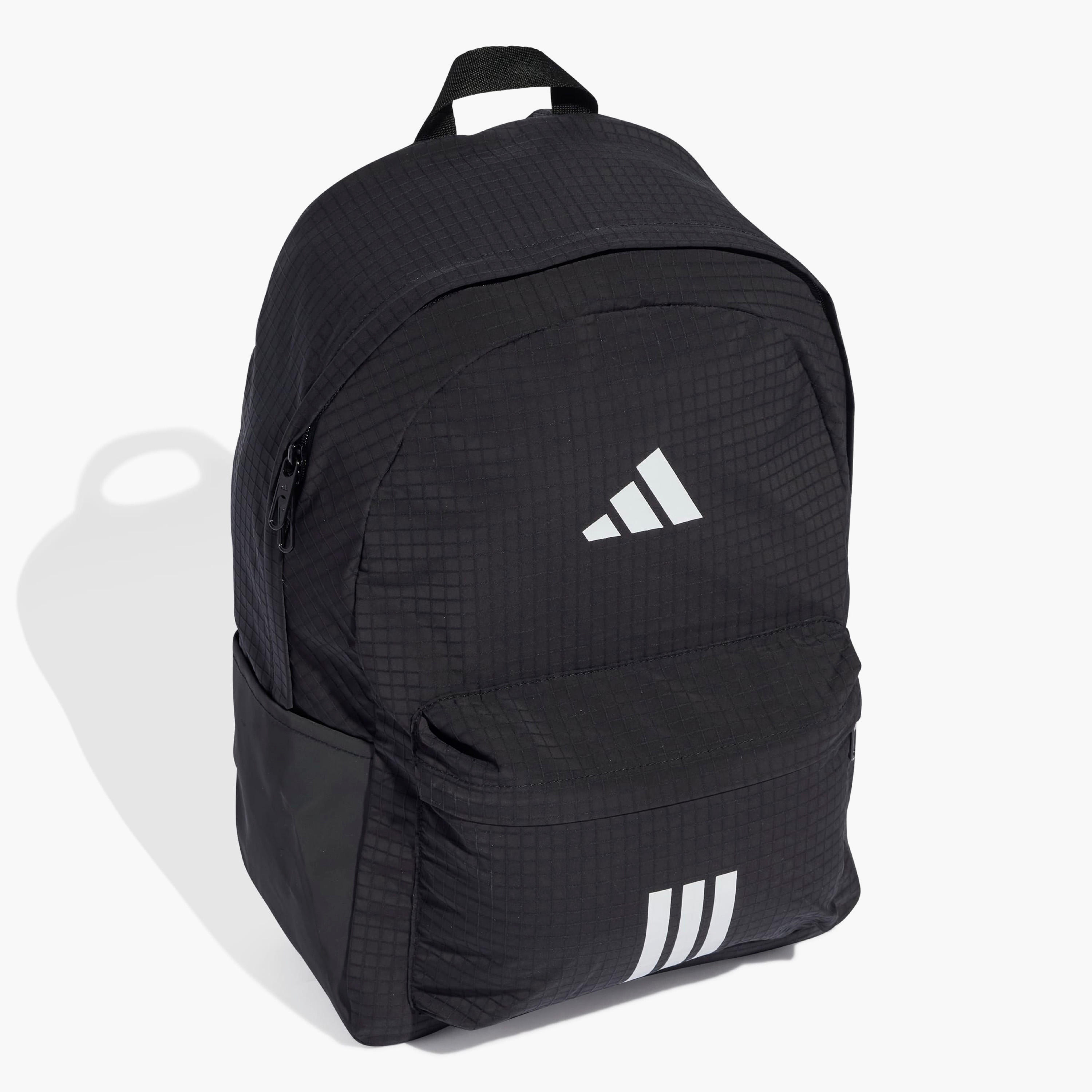 adidas Logo Print Backpack with Adjustable Shoulder Straps-school-bagsandbackpacks-backpacks-image-2