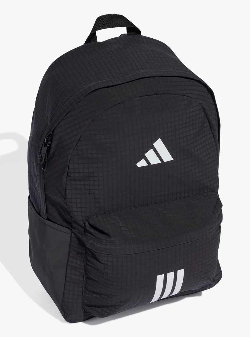 adidas Logo Print Backpack with Adjustable Shoulder Straps-school-bagsandbackpacks-backpacks-image-2