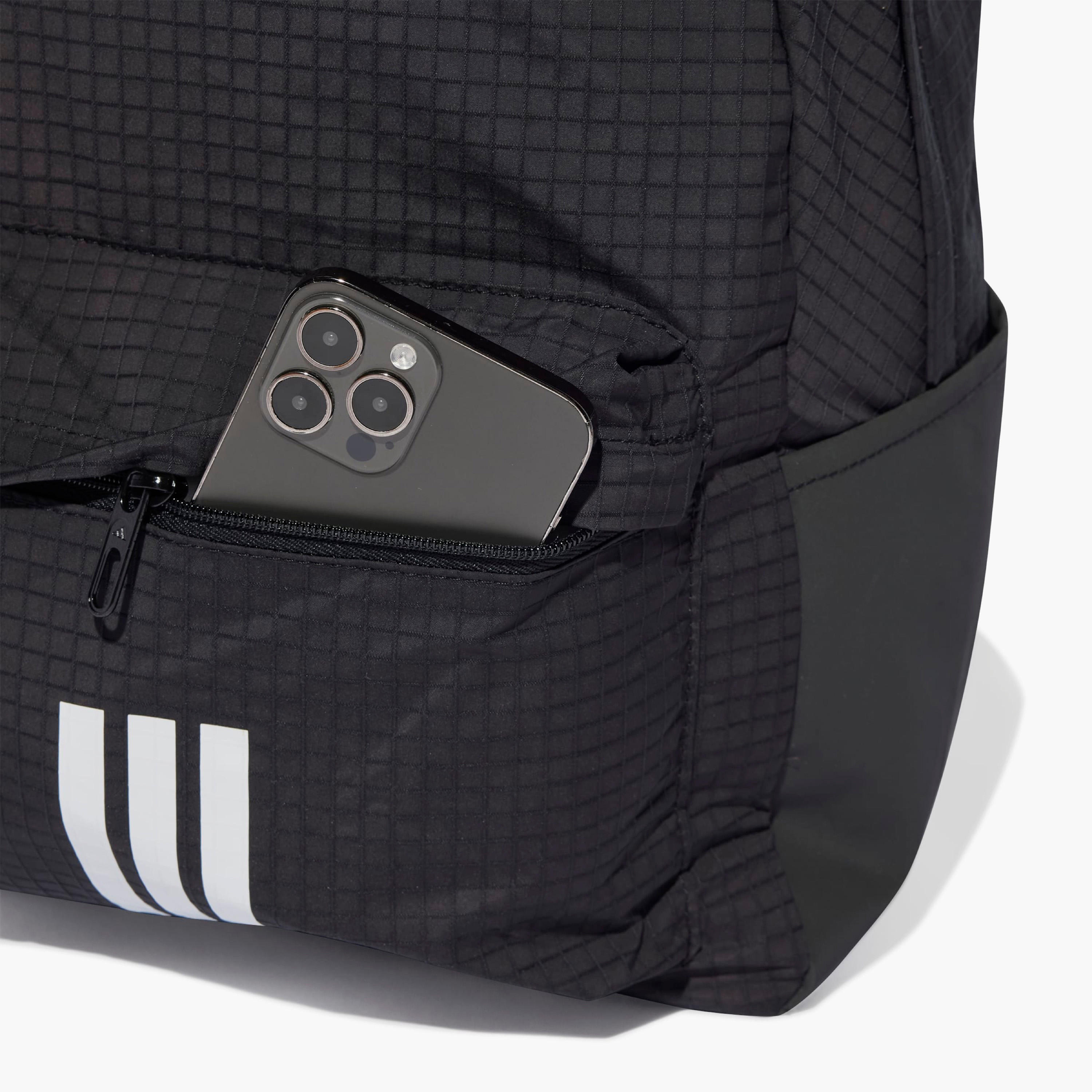adidas Logo Print Backpack with Adjustable Shoulder Straps-school-bagsandbackpacks-backpacks-image-4