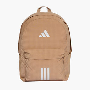 adidas Logo Print School Backpack with Adjustable Straps and Zip Closure - 15x31x44 cm-school-image-1