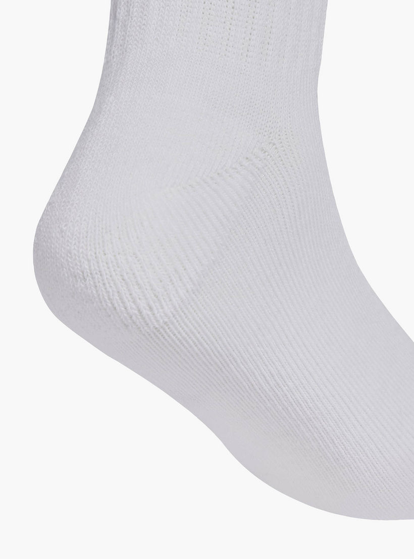 adidas Logo Print Crew Length Socks - Set of 3-girls-accessories-socks-image-4