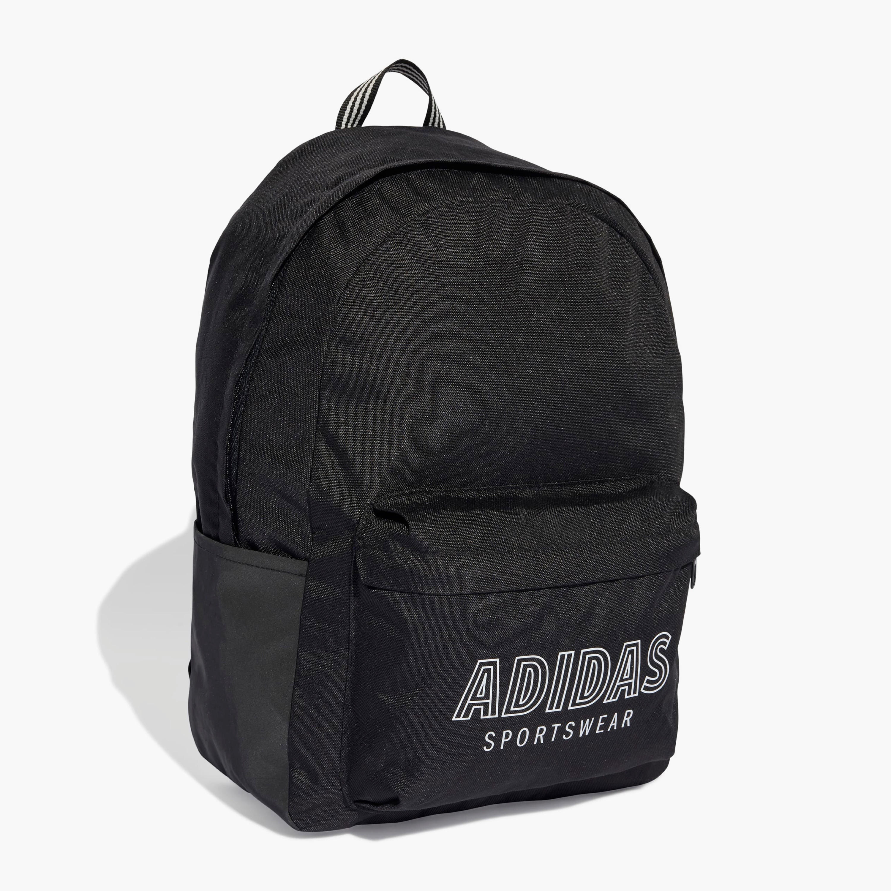 adidas Logo Print School Backpack with Adjustable Shoulder Straps-boys-accessories-bagsandbackpacks-image-2