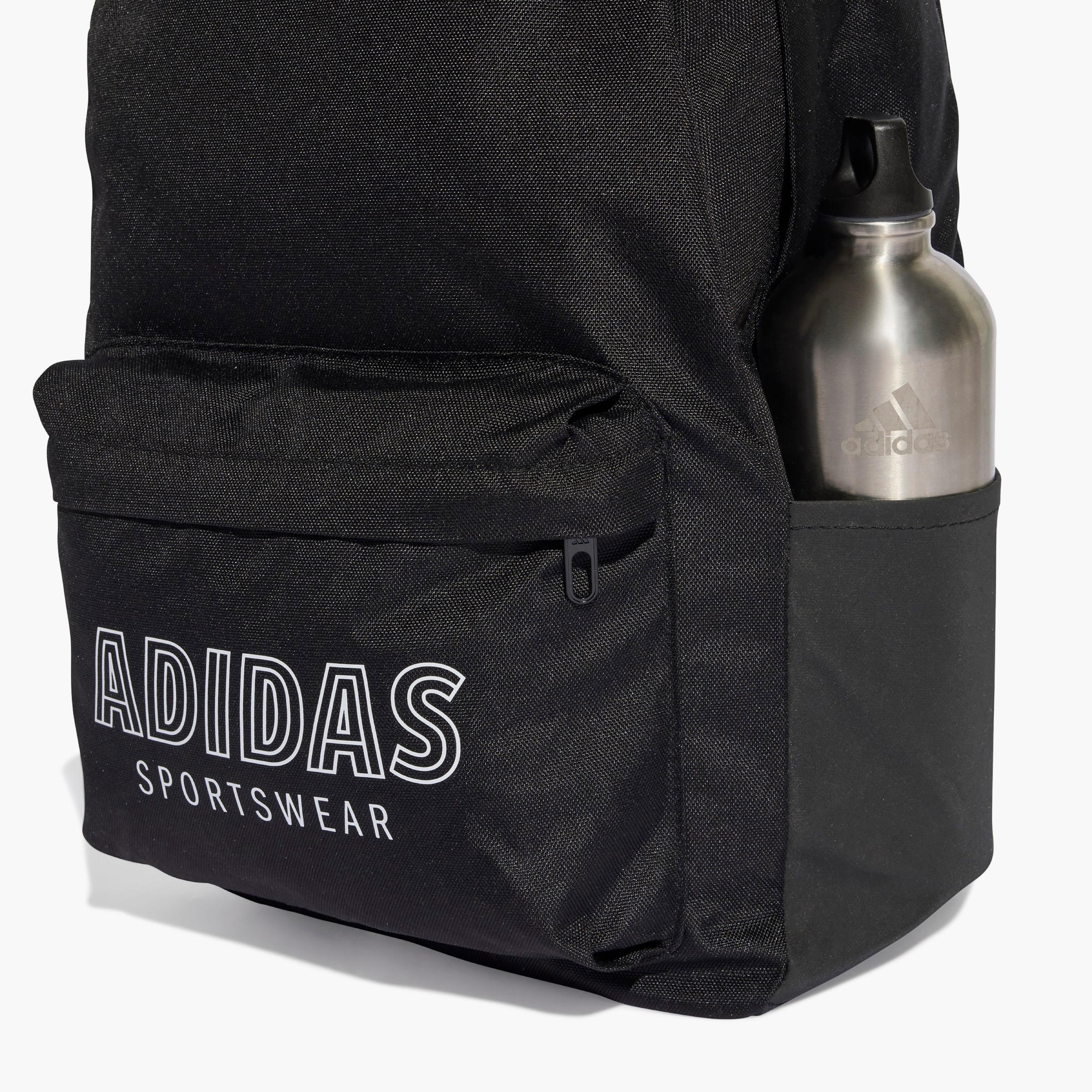 adidas Logo Print School Backpack with Adjustable Shoulder Straps-boys-accessories-bagsandbackpacks-image-4