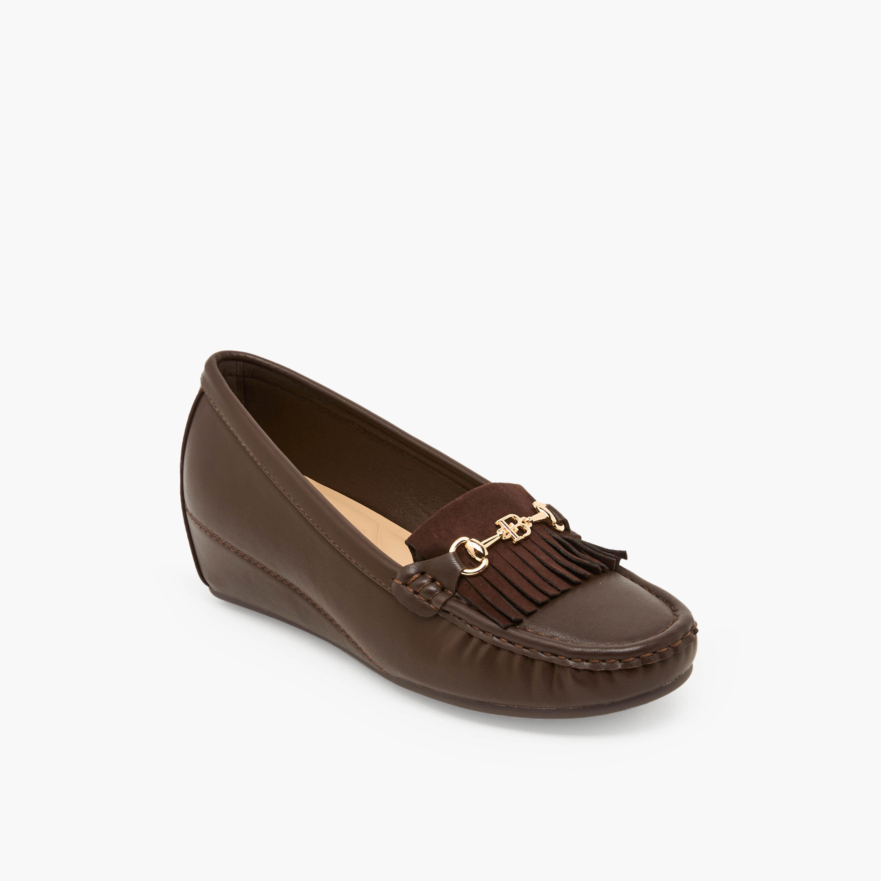 Flora Bella Women Tassel Detail Wedge Loafers-women-shoes-heels-image-2