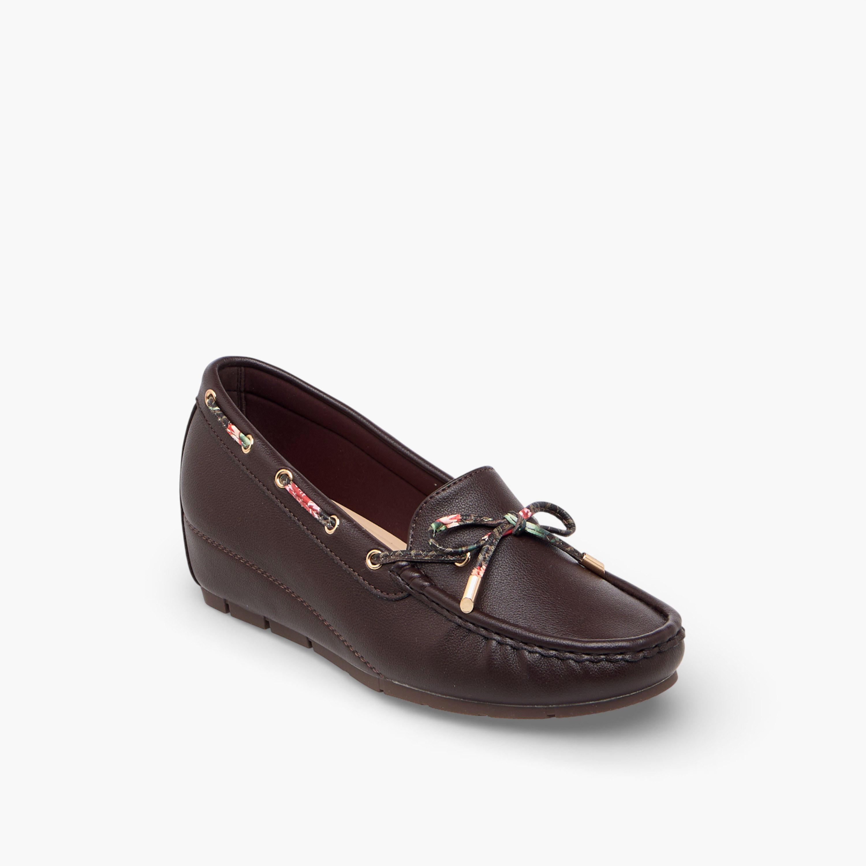 Flora Bella Women Wedge Heel Loafers-women-shoes-heels-image-2