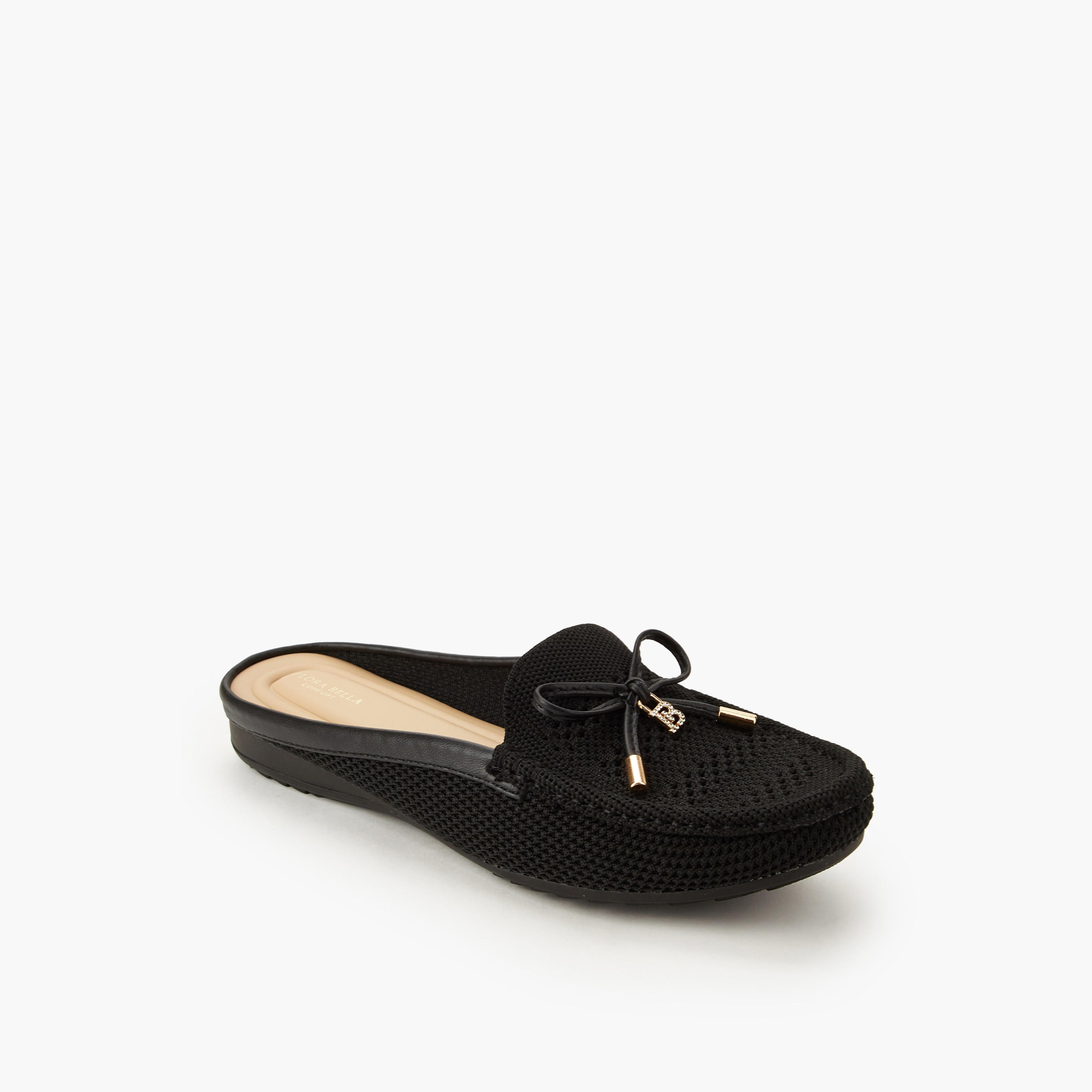 حذاء ميول سهل الارتداء للنساء من فلورا بيلا-women-shoes-flats-mules-image-2