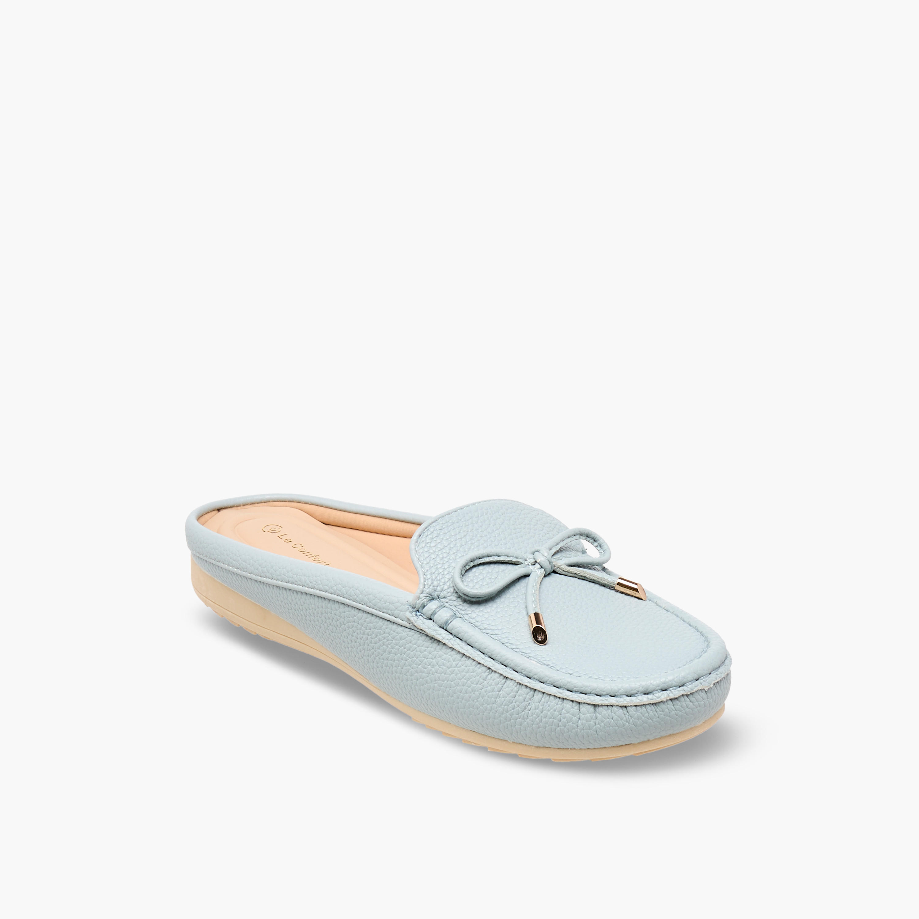 حذاء ميول سهل الارتداء للنساء من لو كونفورت-women-shoes-flats-mules-image-2