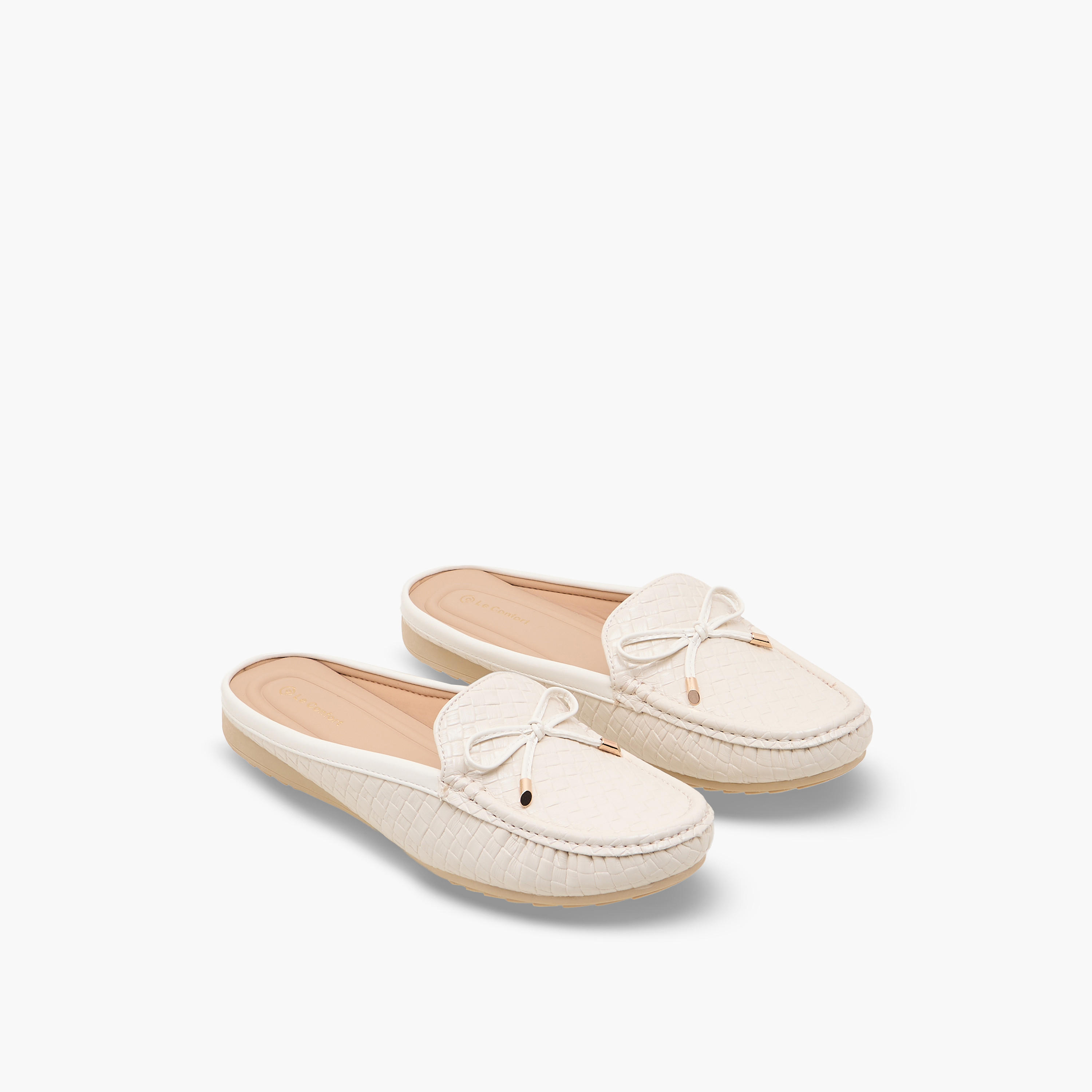 شبشب ميول سهل الارتداء للنساء من لو كونفورت-women-shoes-flats-mules-image-1