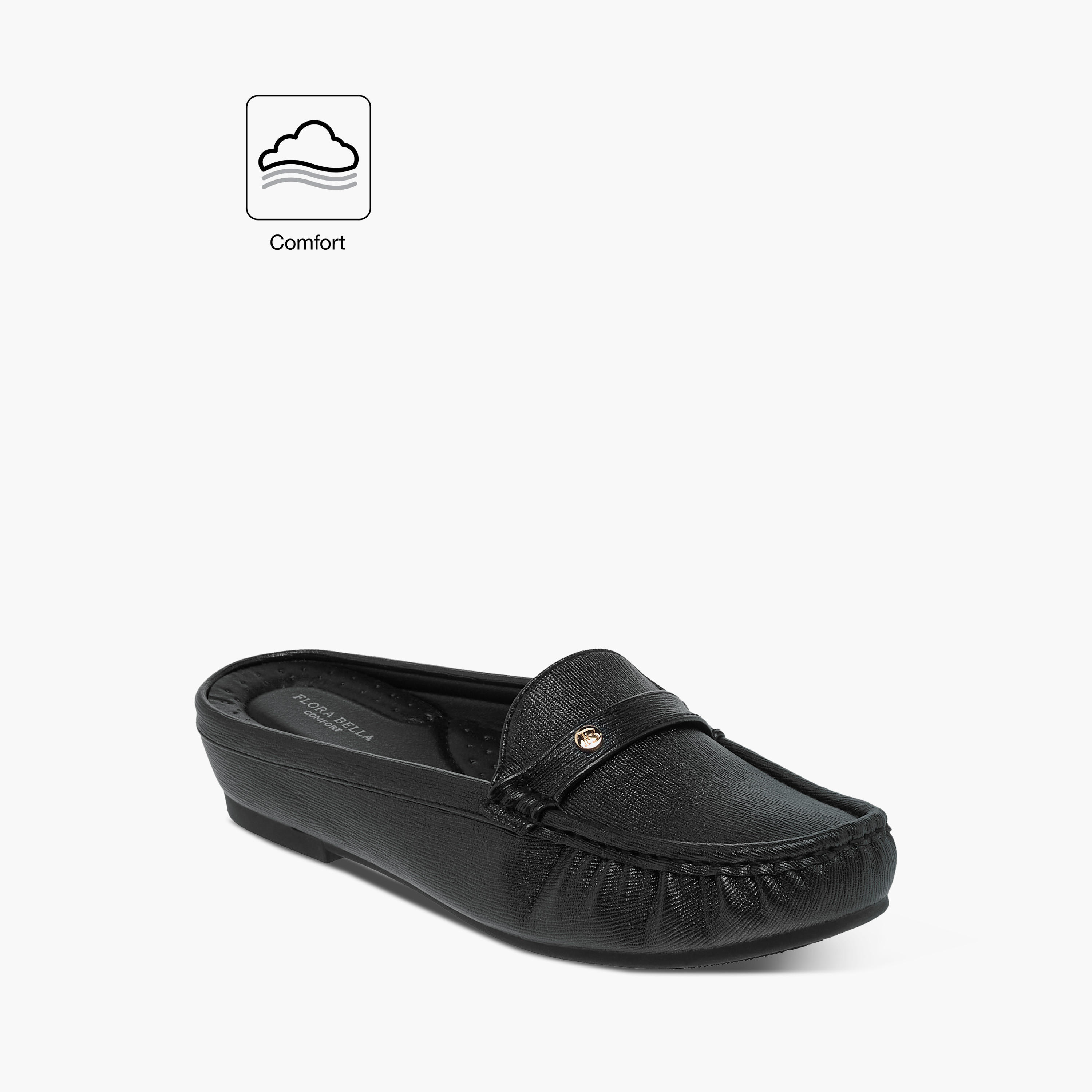 حذاء ميول مريح سهل الارتداء بارز الملمس من فلورا بيلا-women-shoes-flats-mules-image-2