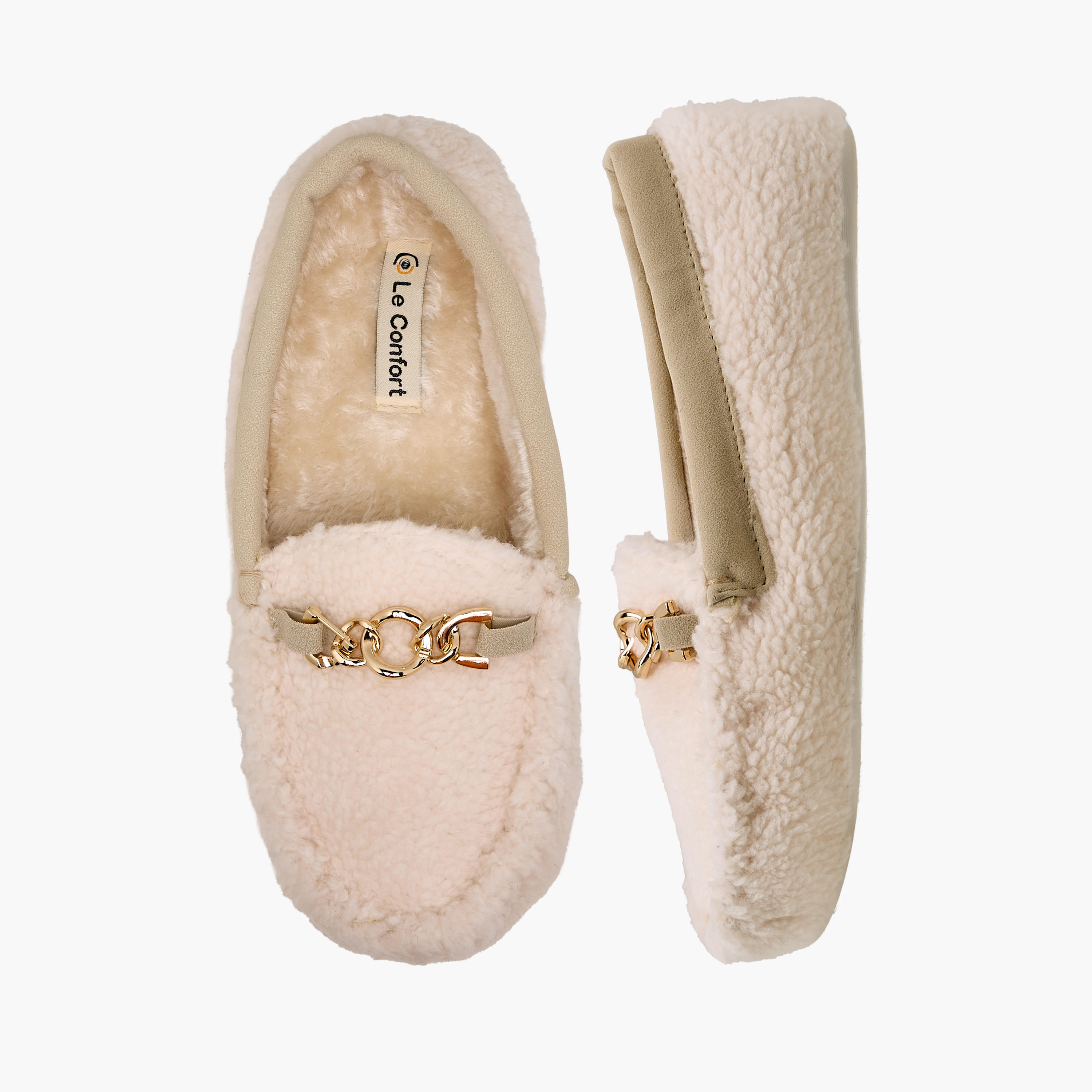 Le Confort Women Plush Bedroom Slippers-women-shoes-bedroomslippers-image-1