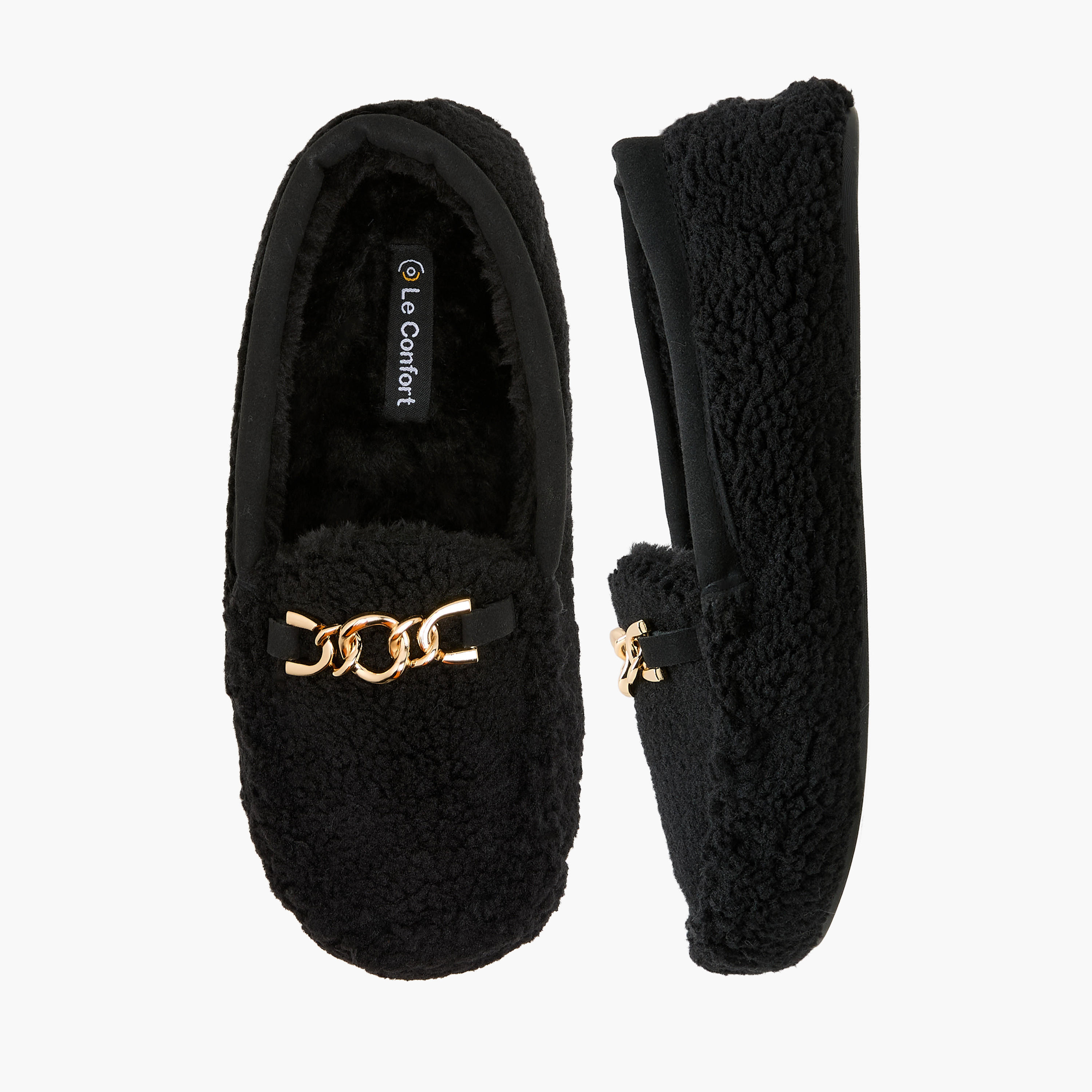 Le Confort Women Plush Bedroom Slippers-women-shoes-bedroomslippers-image-1