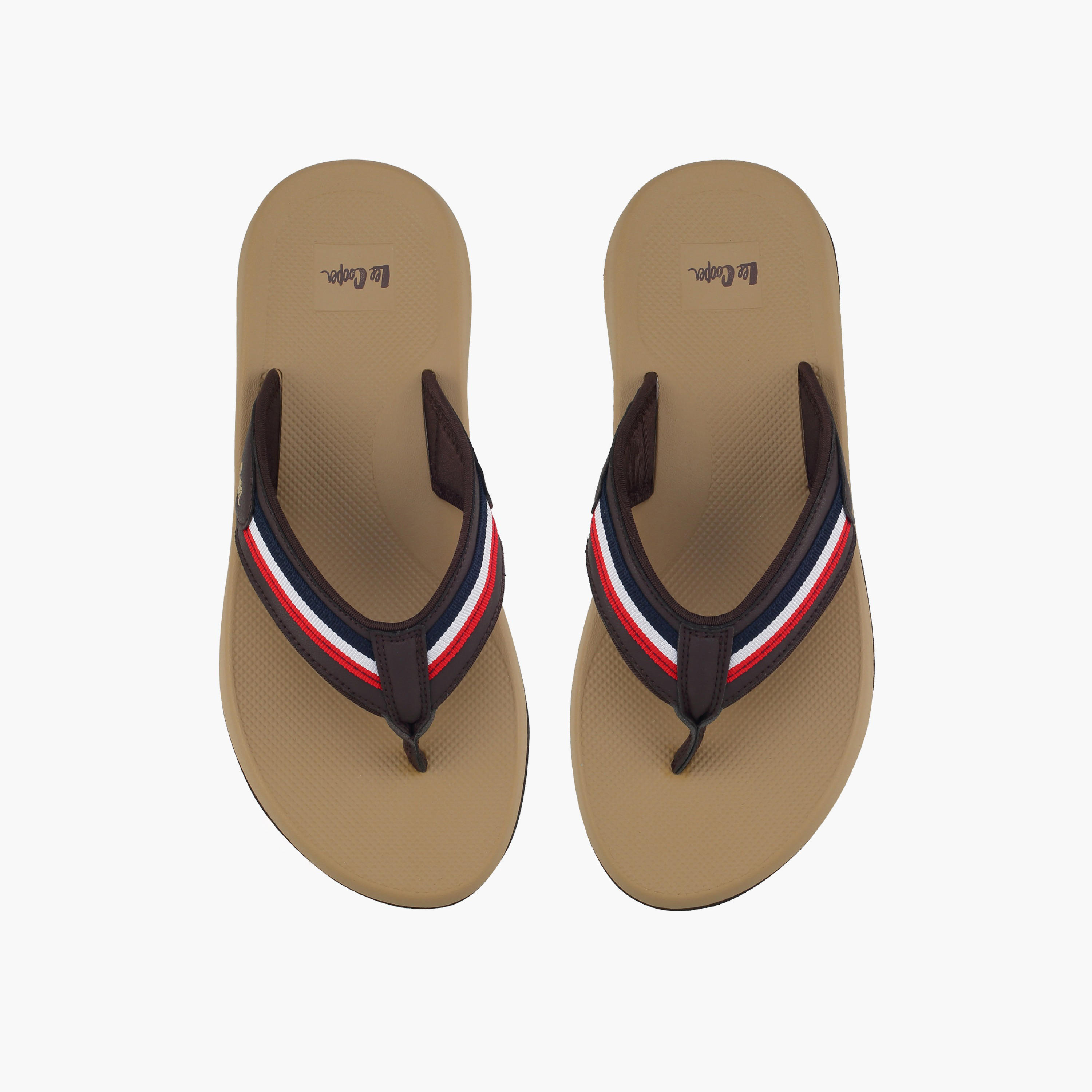 Lee Cooper Men Striped Flip Flops-men-shoes-flipflopsandslides-image-1