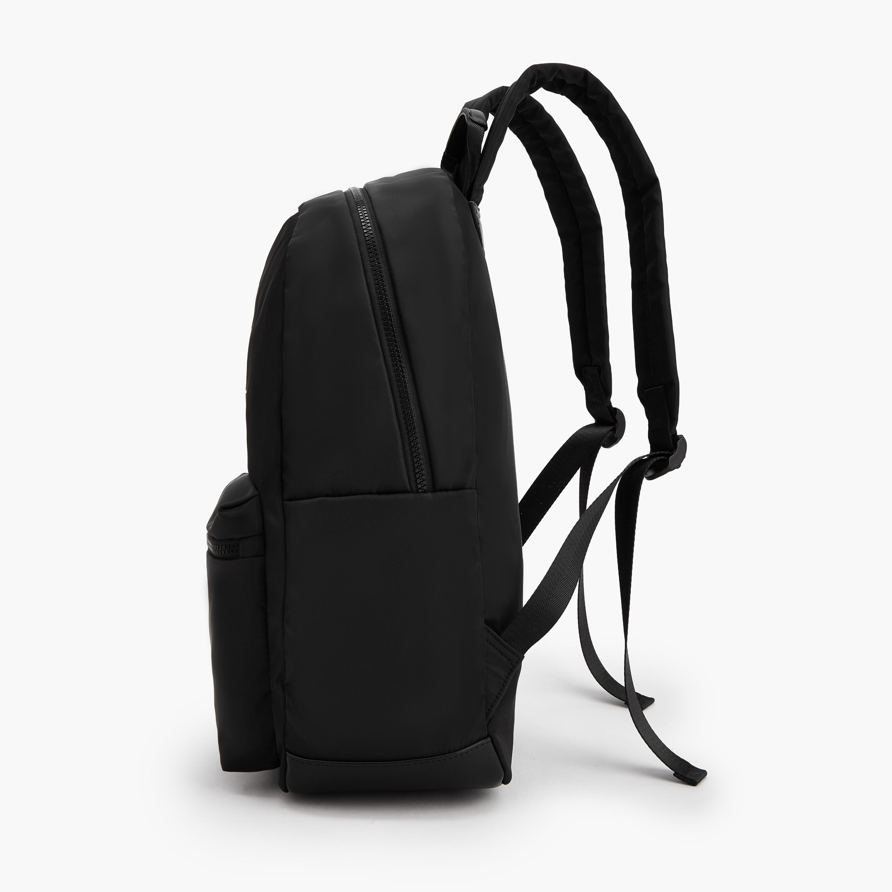 Lee Cooper Logo Print Backpack with Front Pocket-women-bagsandwallets-backpacks-image-6