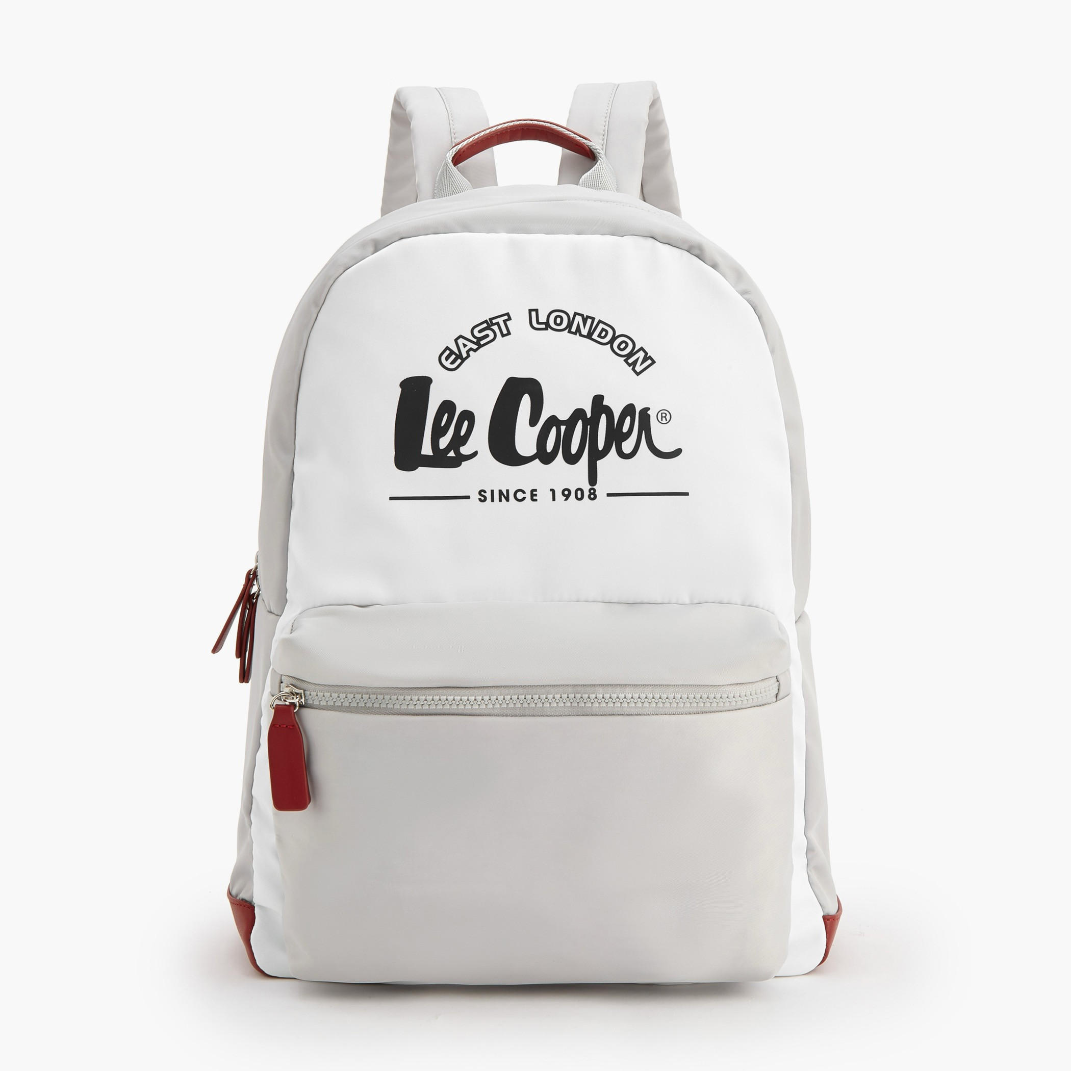 Lee Cooper Logo Print Backpack with Front Pocket-women-bagsandwallets-backpacks-image-1