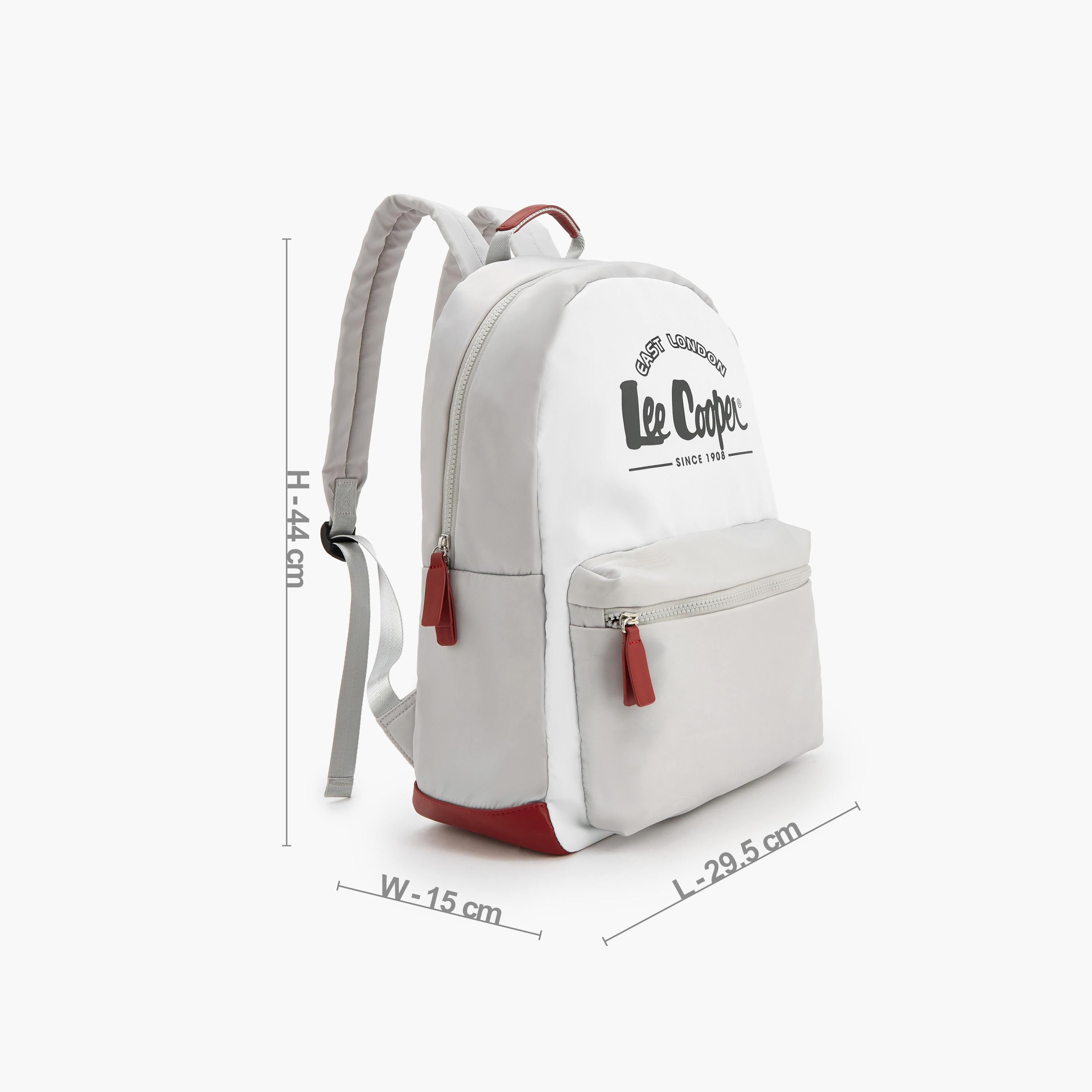 Lee Cooper Logo Print Backpack with Front Pocket-women-bagsandwallets-backpacks-image-5