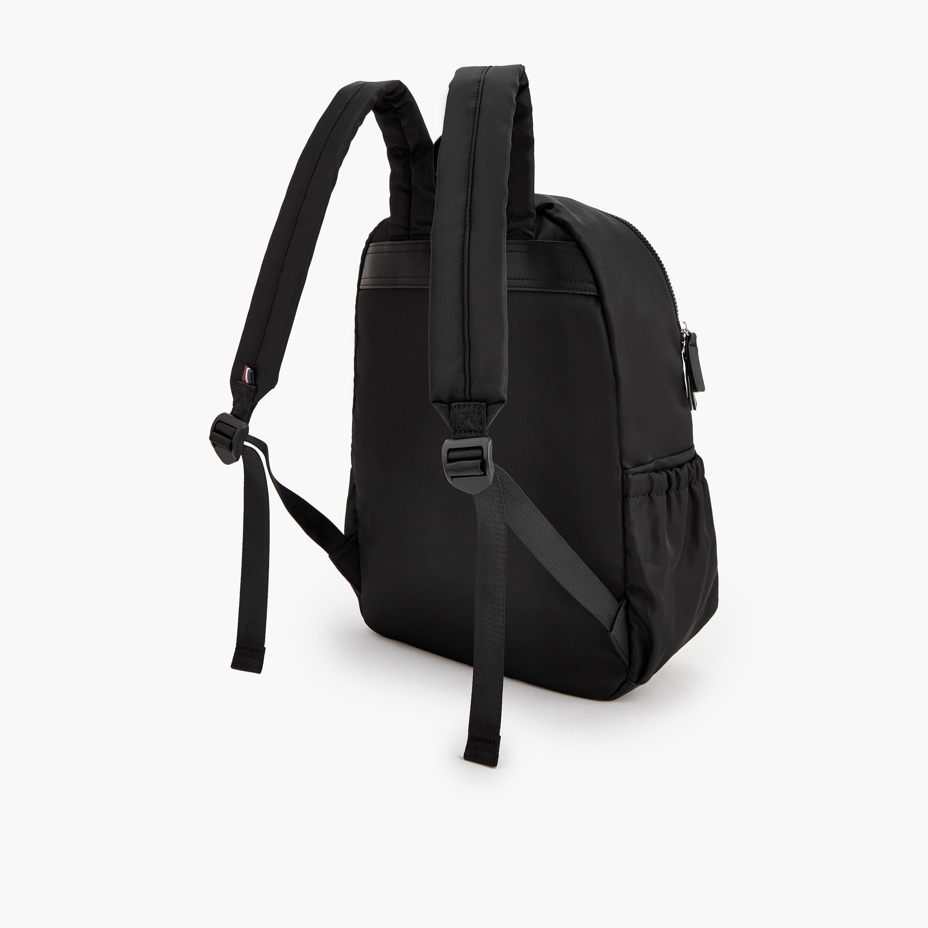 Lee Cooper Logo Print Backpack with Padded Shoulder Straps-school-bagsandbackpacks-backpacks-image-6
