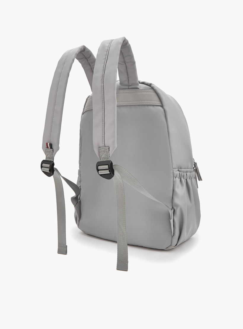 Lee Cooper Logo Print Backpack with Padded Shoulder Straps-school-bagsandbackpacks-backpacks-image-5