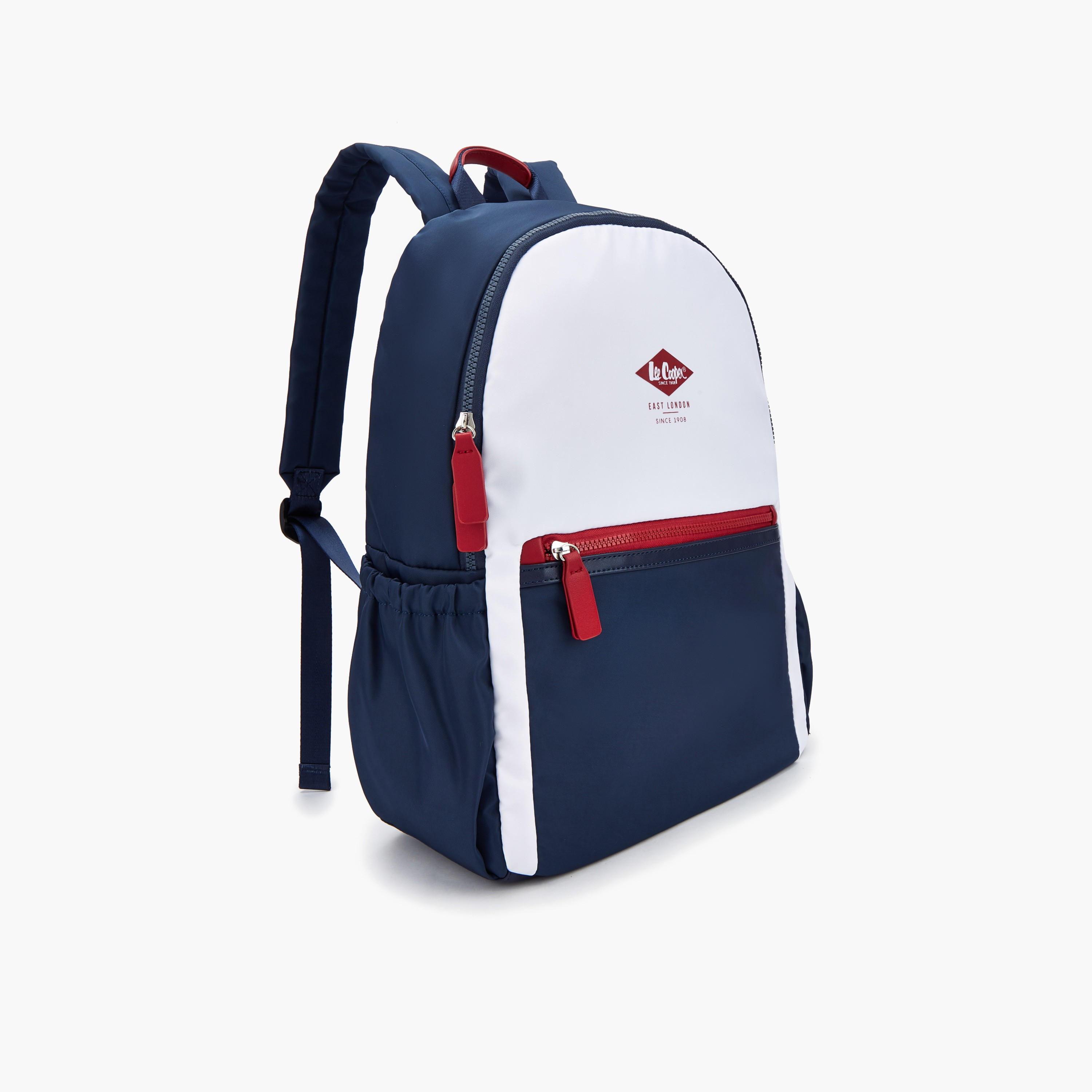 Lee Cooper Logo Print Backpack with Padded Shoulder Straps-school-bagsandbackpacks-backpacks-image-3