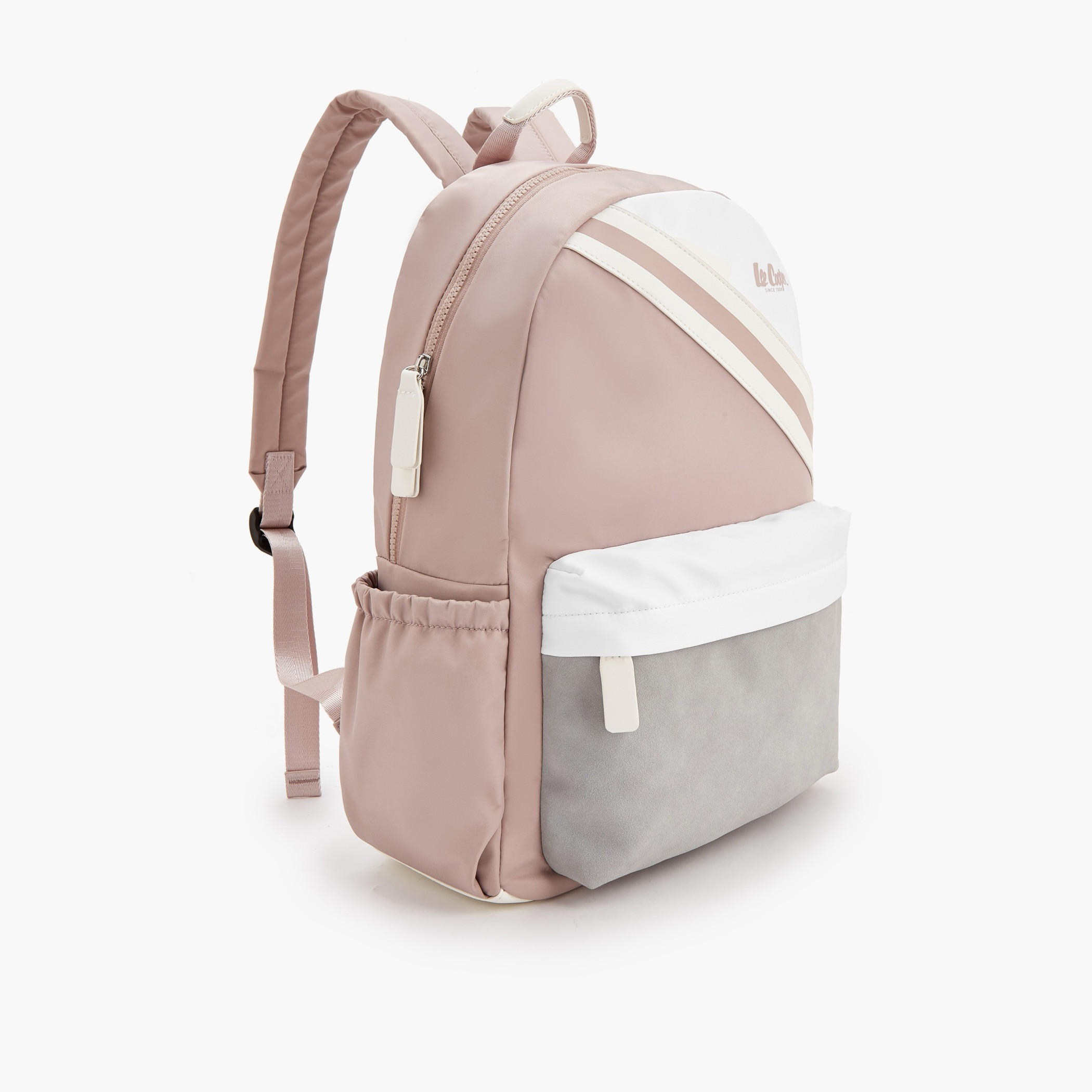 Lee Cooper Logo Print Backpack with Adjustable Shoulder Straps-school-bagsandbackpacks-backpacks-image-4