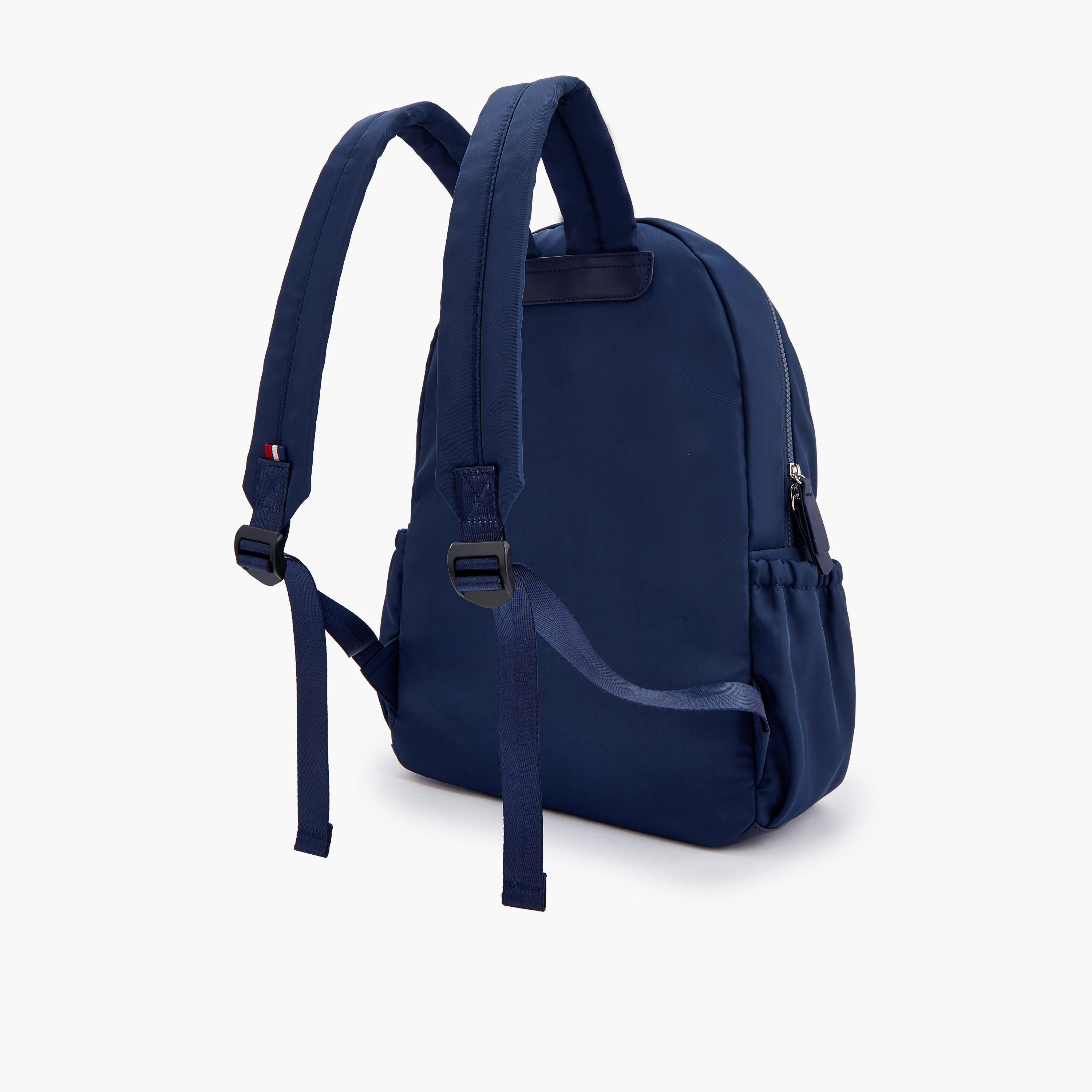 Lee Cooper Logo Print Backpack with Adjustable Shoulder Straps-school-bagsandbackpacks-backpacks-image-6