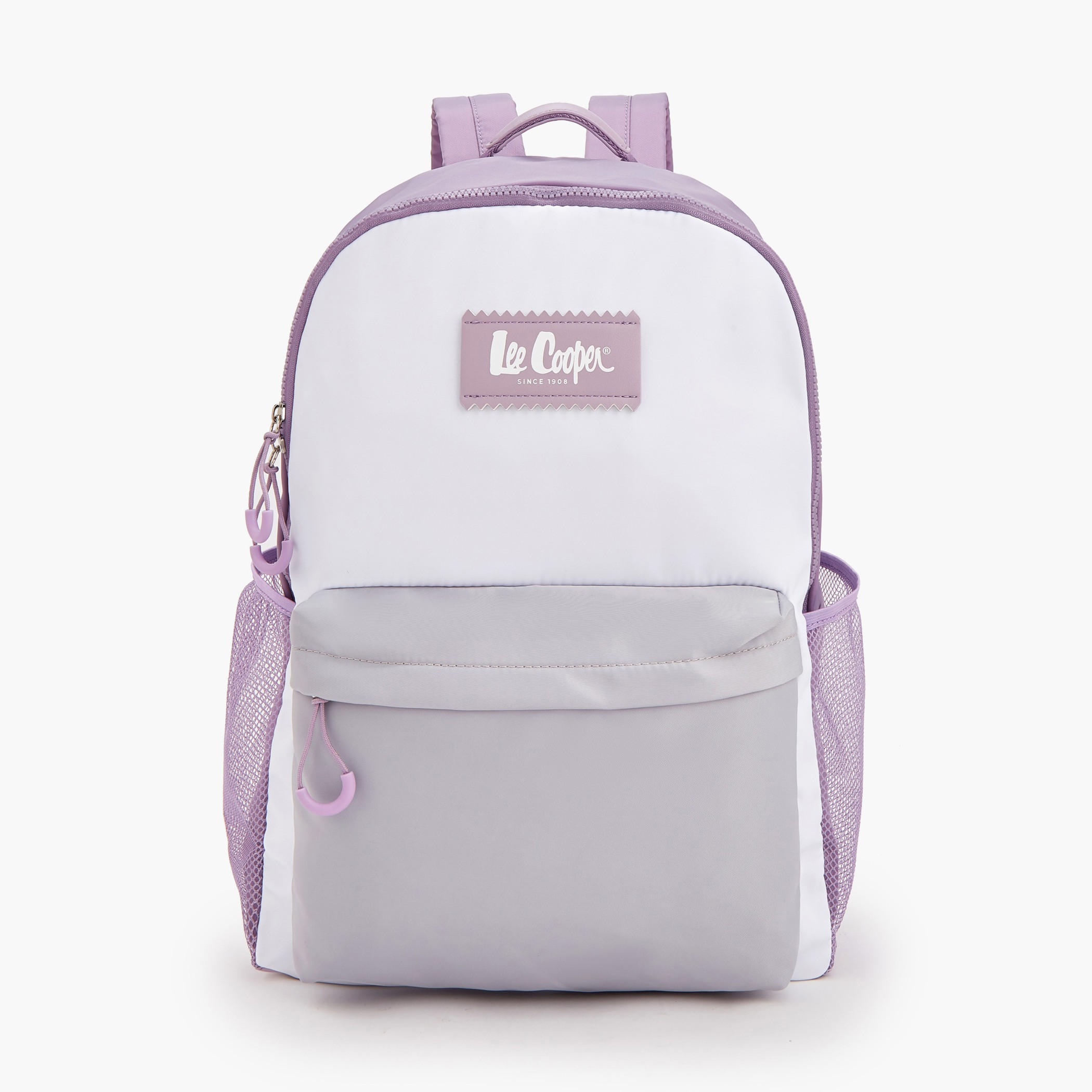 شنطة ظهر بتصميم قوالب ملونة وأحزمة كتف مبطنة من لي كوبر-women-bagsandwallets-backpacks-image-1