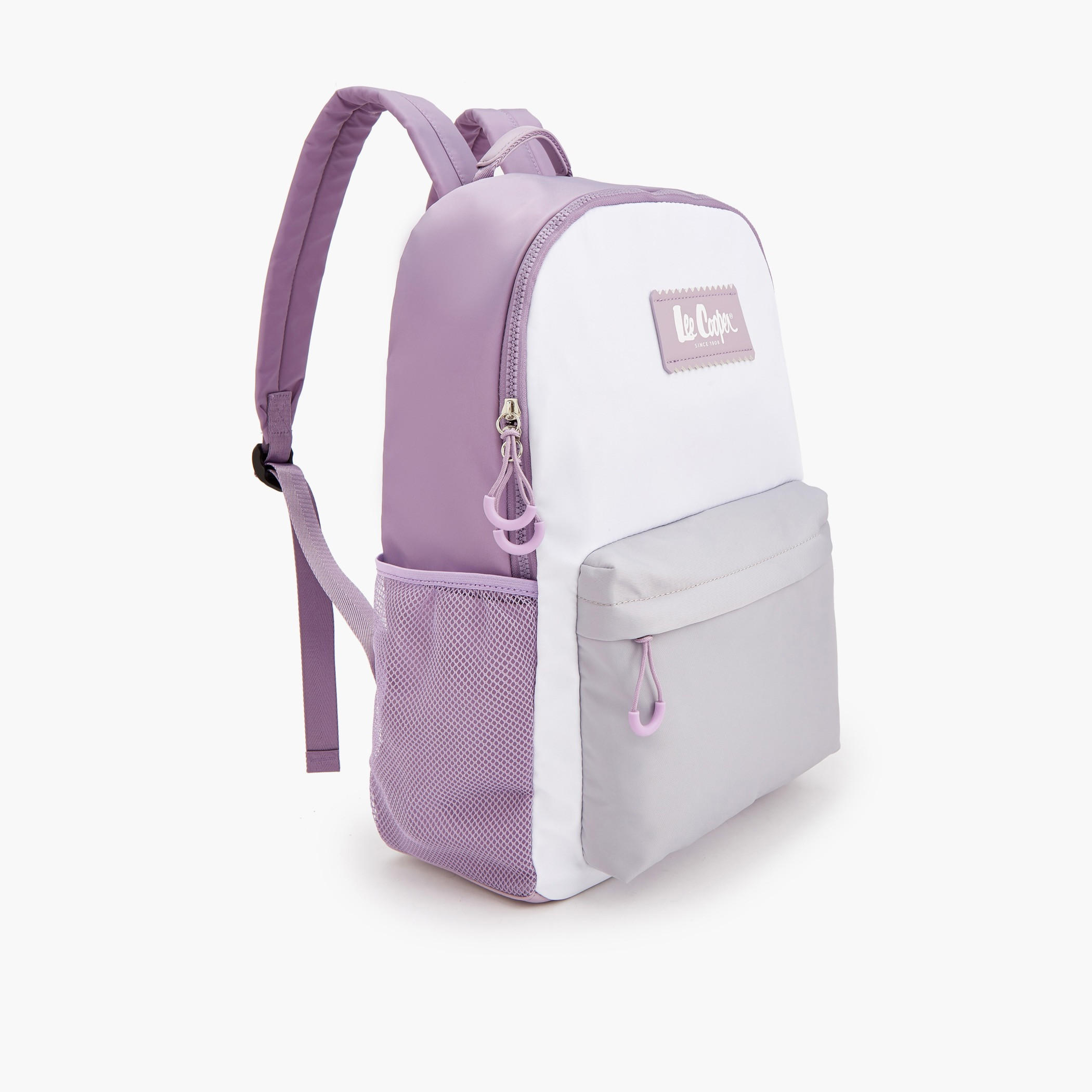 شنطة ظهر بتصميم قوالب ملونة وأحزمة كتف مبطنة من لي كوبر-women-bagsandwallets-backpacks-image-4