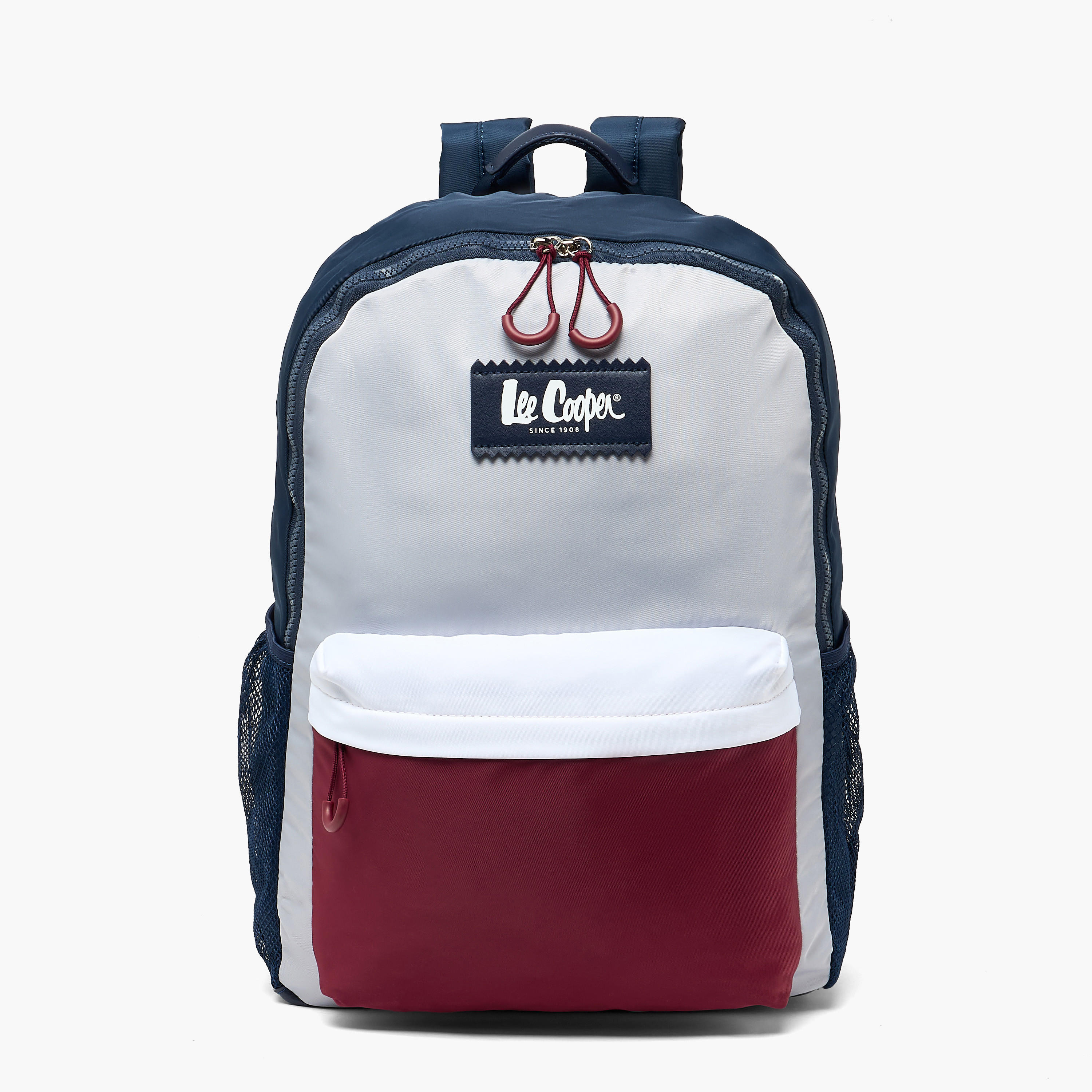 شنطة ظهر بتصميم قوالب ملونة وأحزمة كتف مبطنة من لي كوبر-women-bagsandwallets-backpacks-image-1