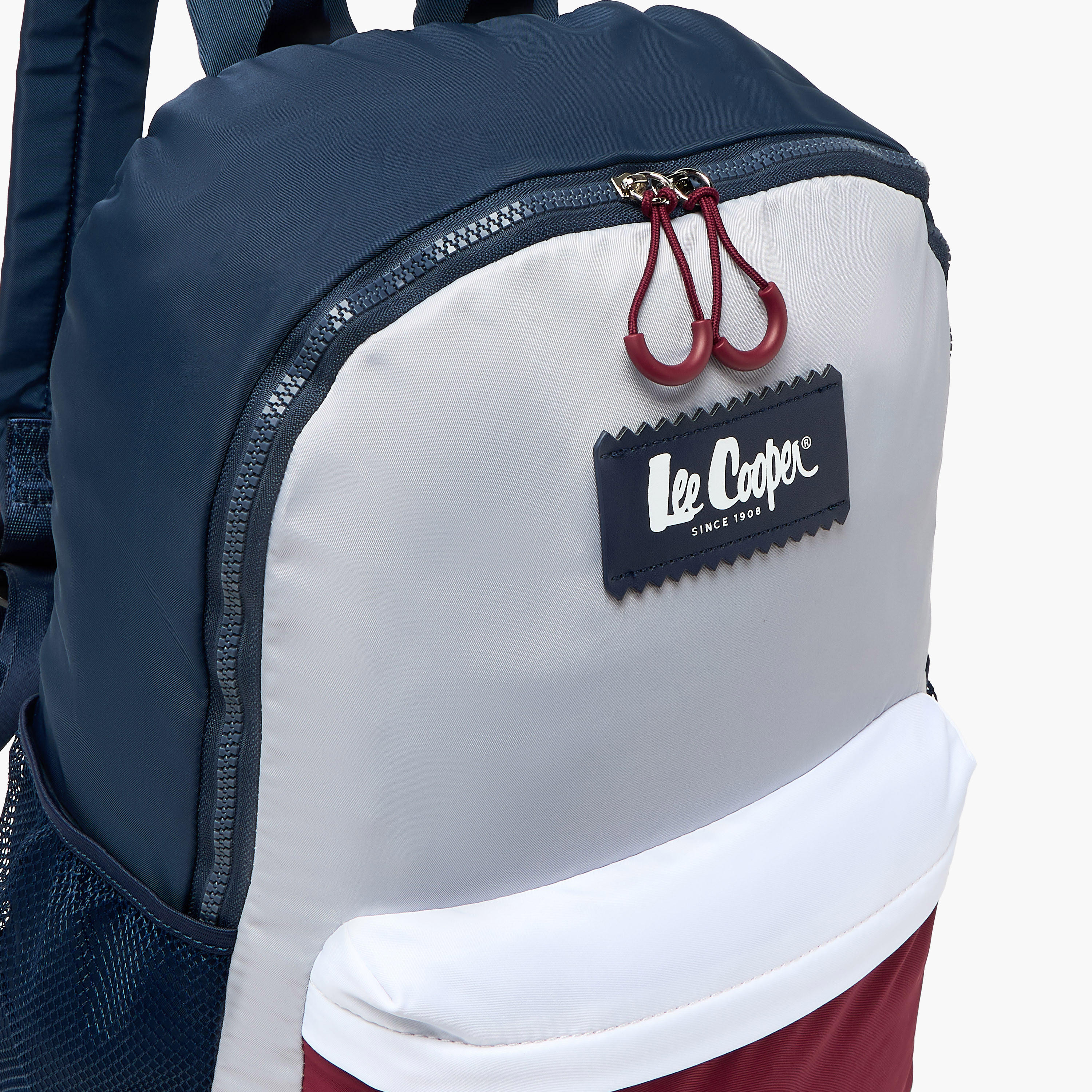 شنطة ظهر بتصميم قوالب ملونة وأحزمة كتف مبطنة من لي كوبر-women-bagsandwallets-backpacks-image-2