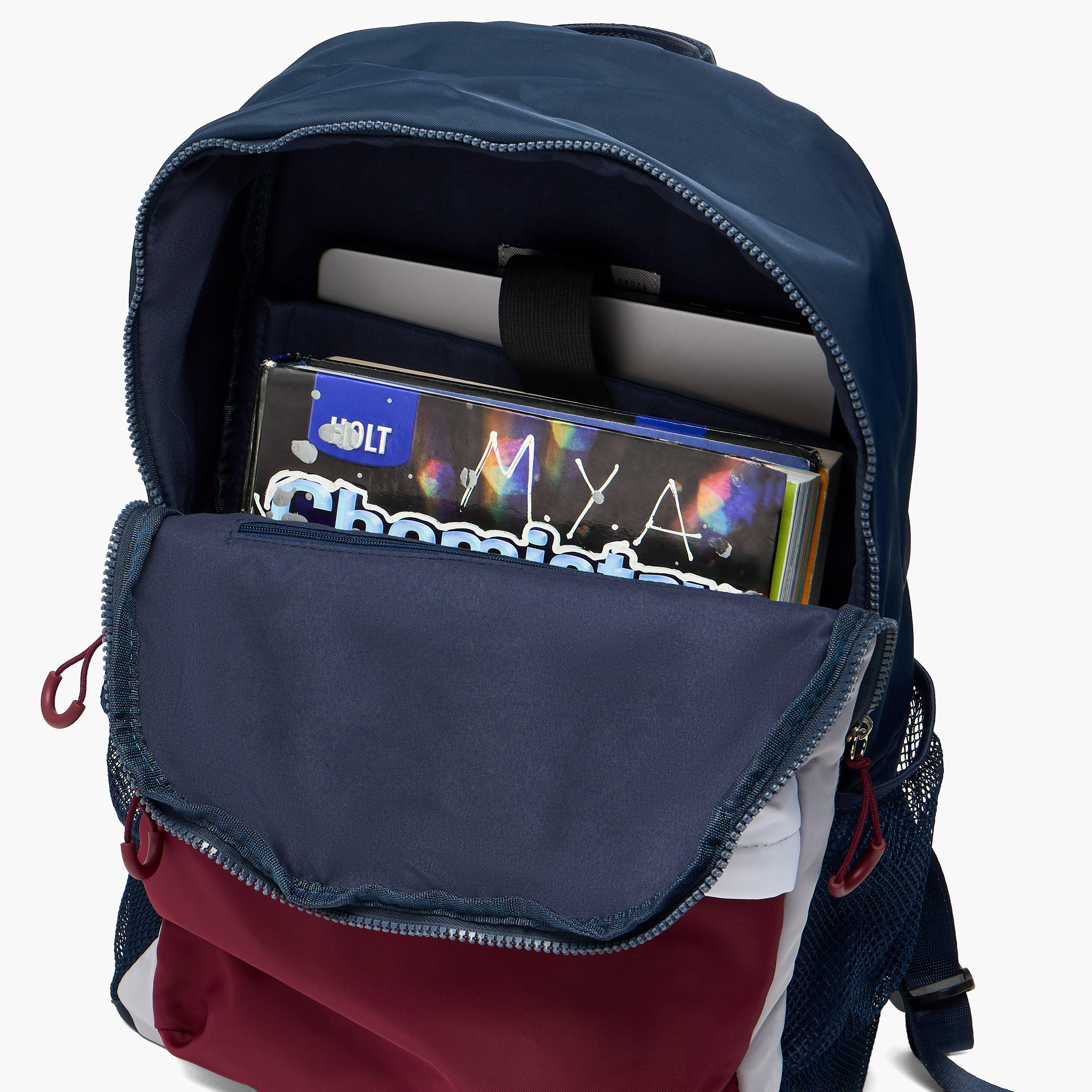 شنطة ظهر بتصميم قوالب ملونة وأحزمة كتف مبطنة من لي كوبر-women-bagsandwallets-backpacks-image-4